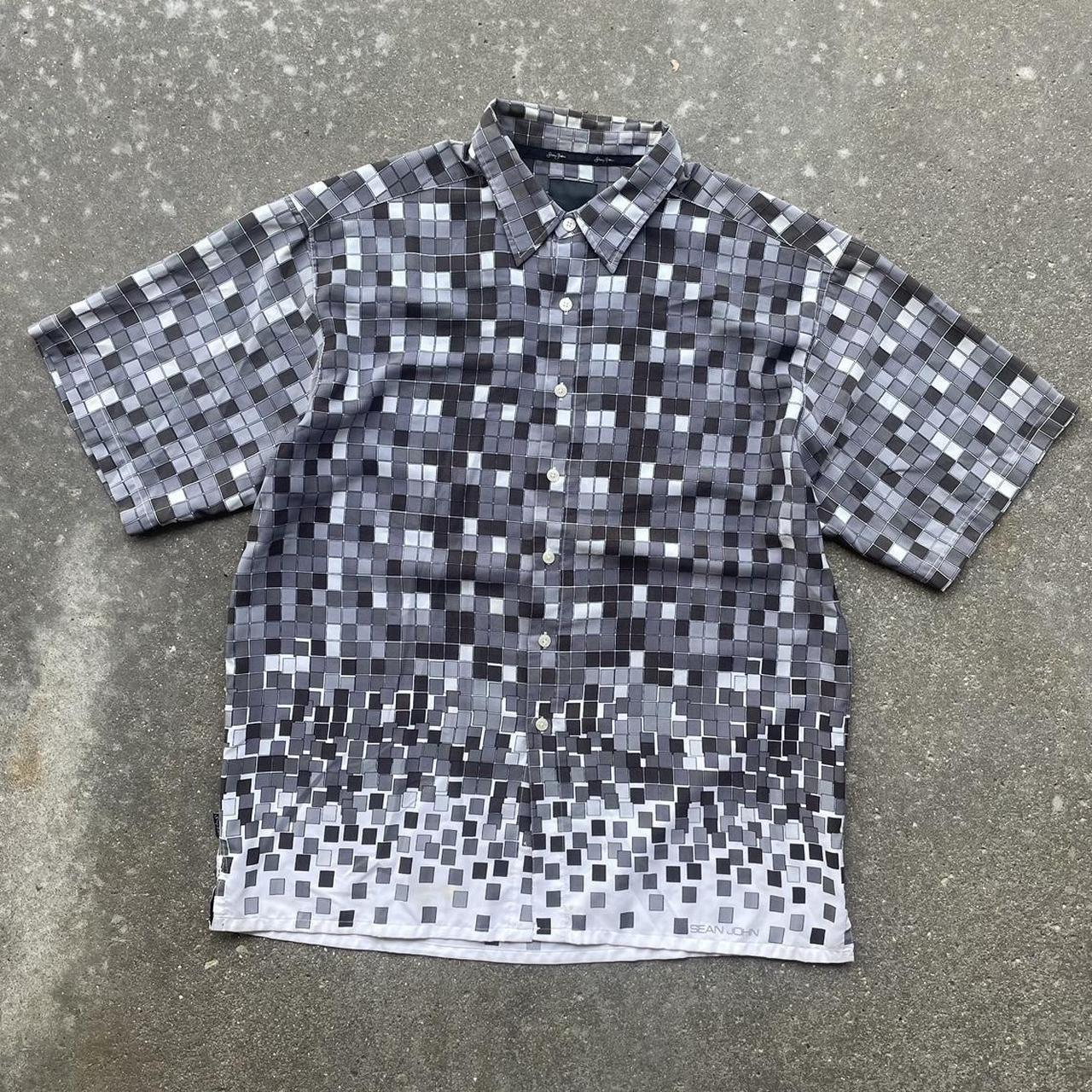 00s vintage hip hop sean john spellout shirt. size | Depop