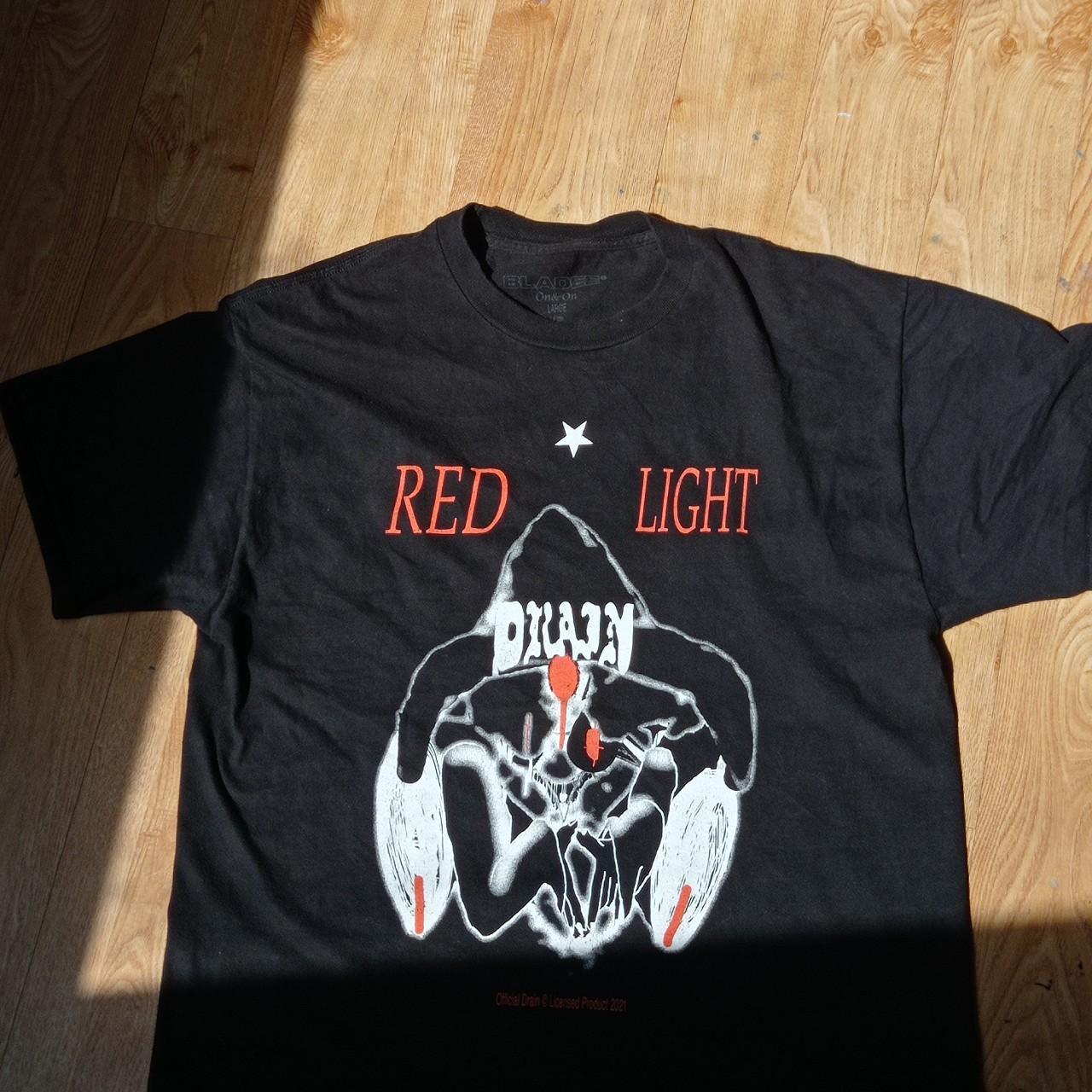 Drain gang bladee Red Light t shirt, size large - Depop