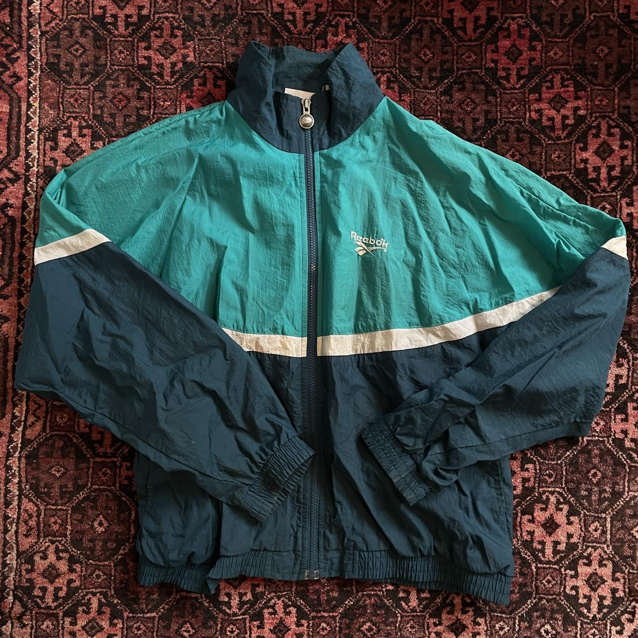 Vintage on sale reebok windbreaker