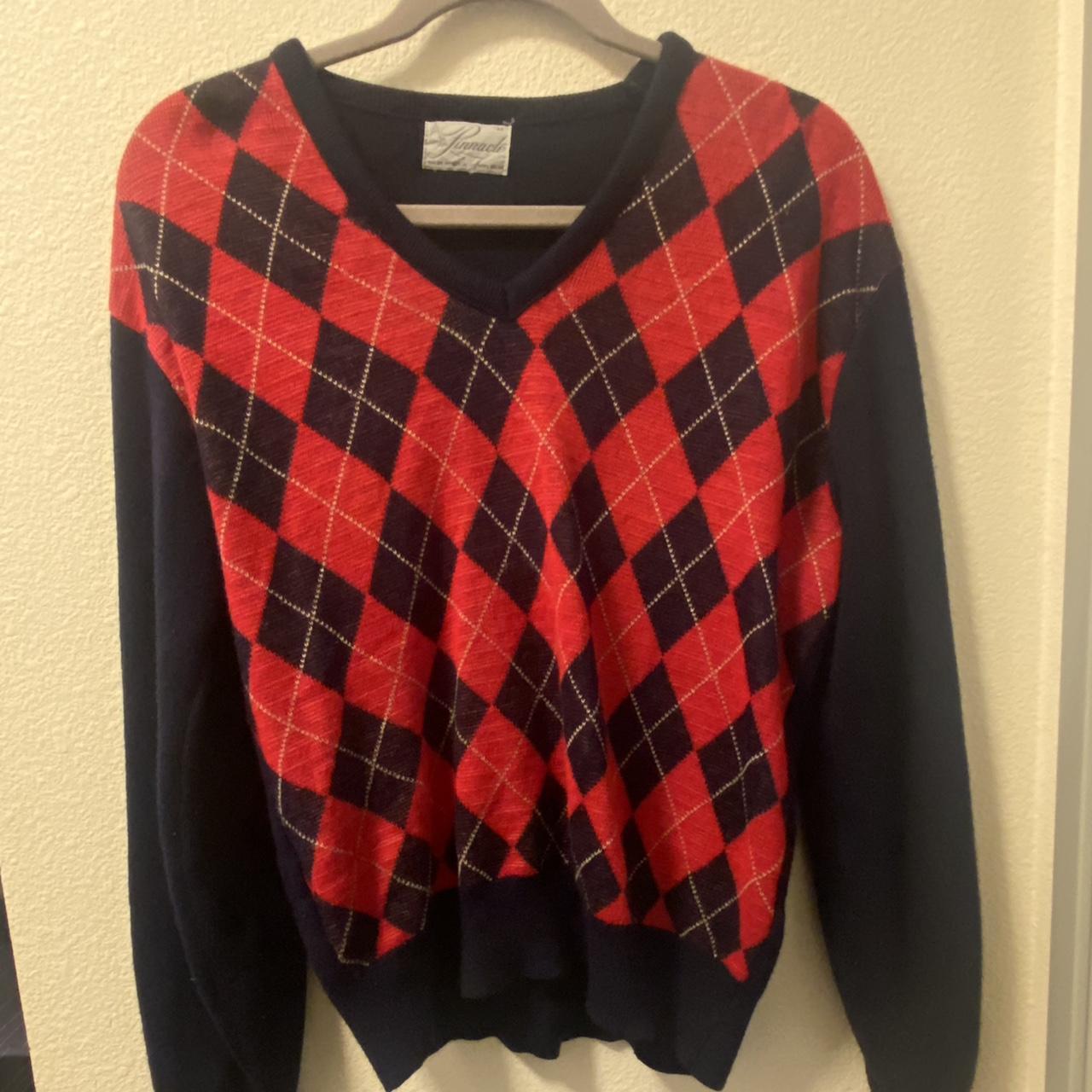 vintage-argyle-pattern-acrylic-sweater-soft-warm-depop