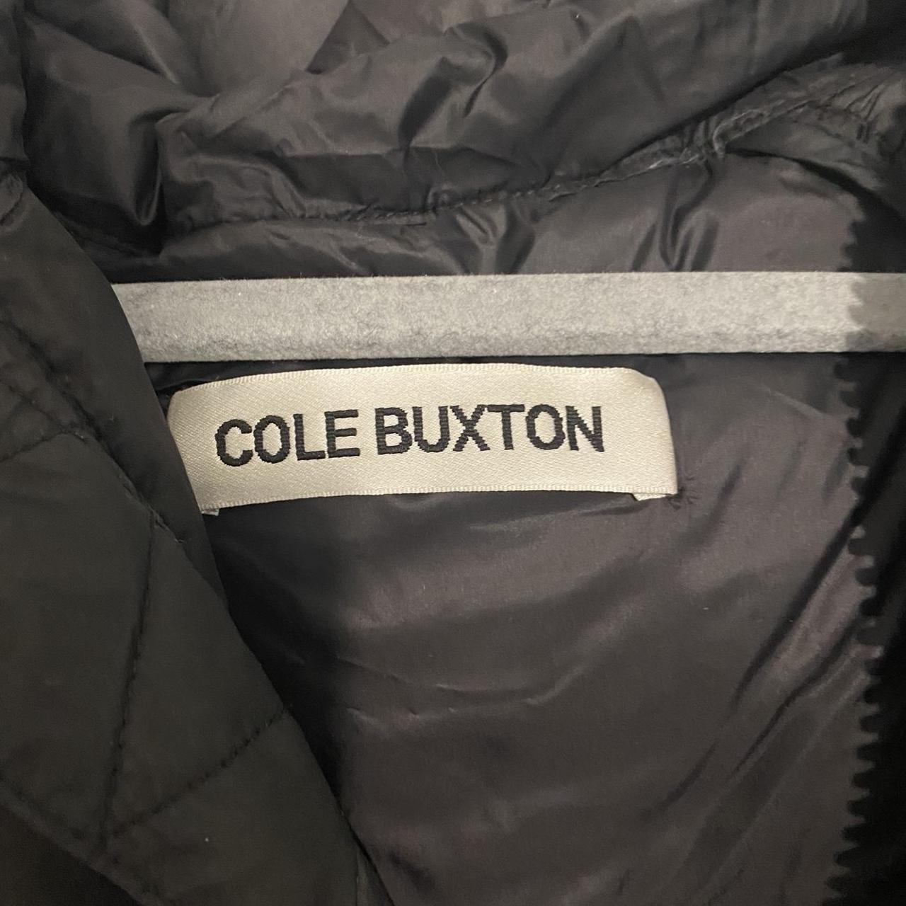 Cole Buxton Men's Black Coat | Depop