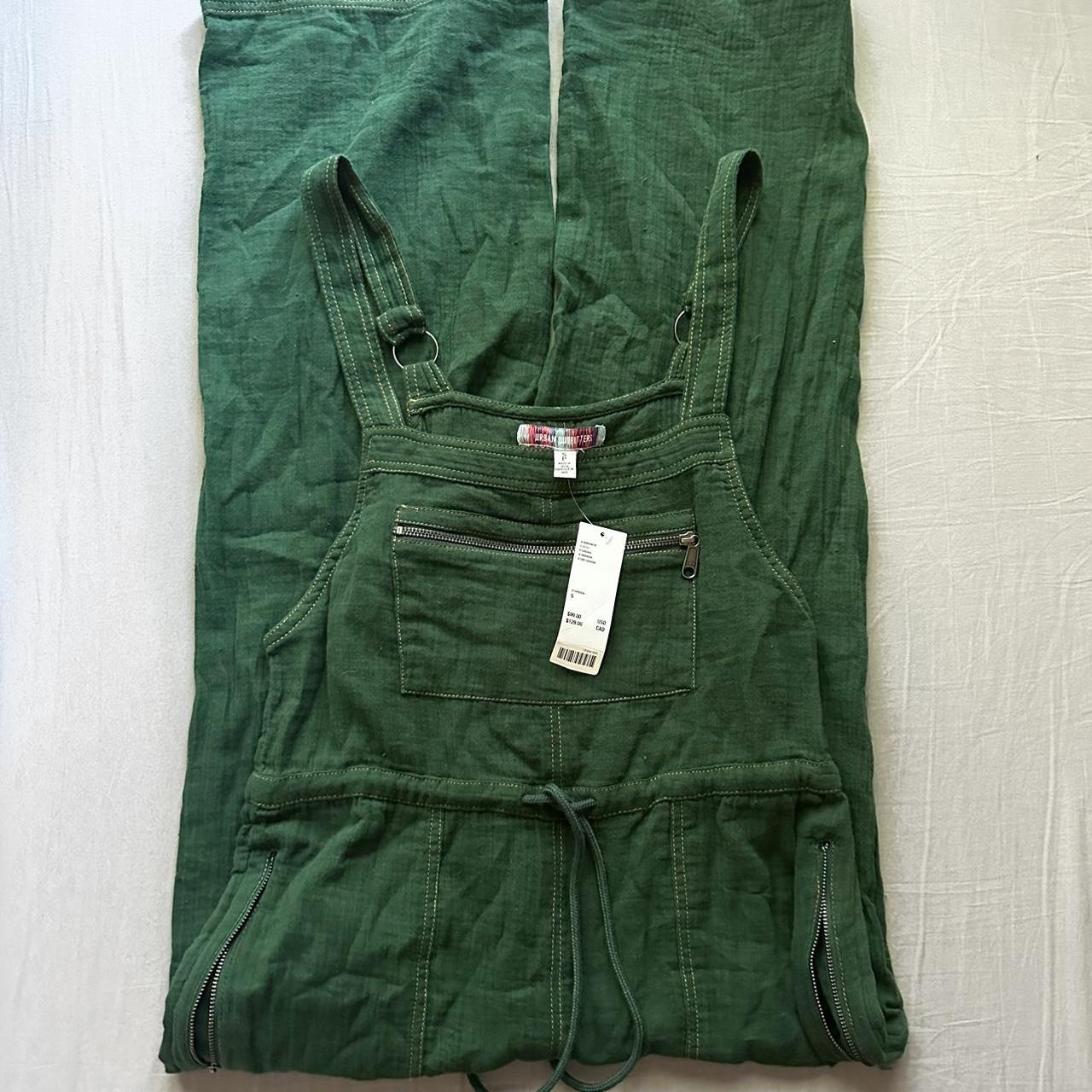 brand new Urban Outfitters, green cloth overalls... Depop