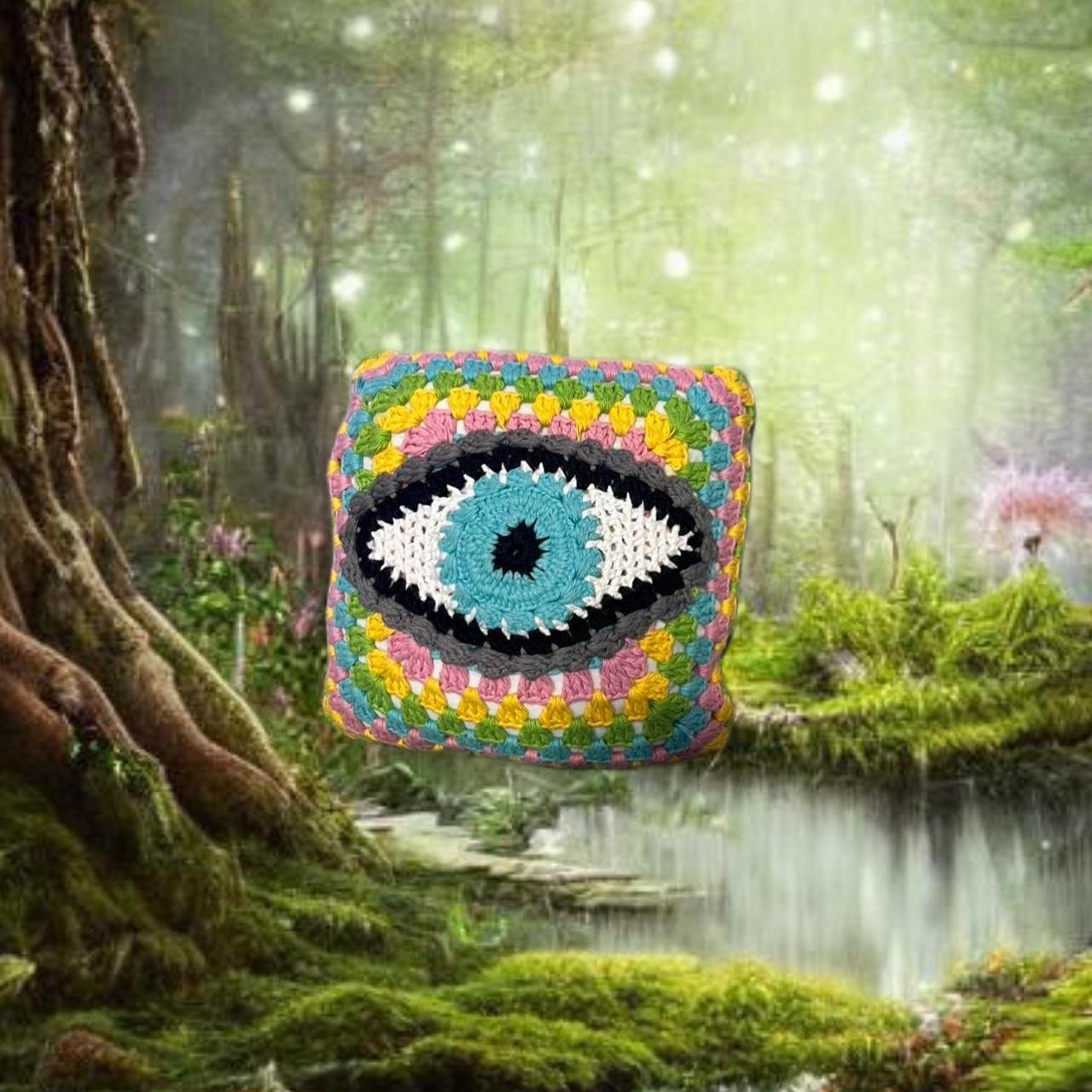 Urban outfitters 2025 evil eye pillow