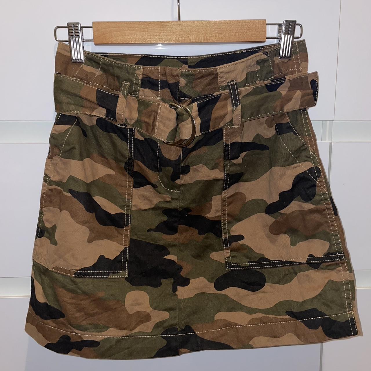 Camo skirt h&m best sale