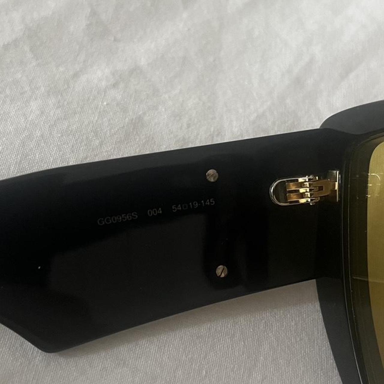 Gucci Women's Black and Yellow Sunglasses (5)