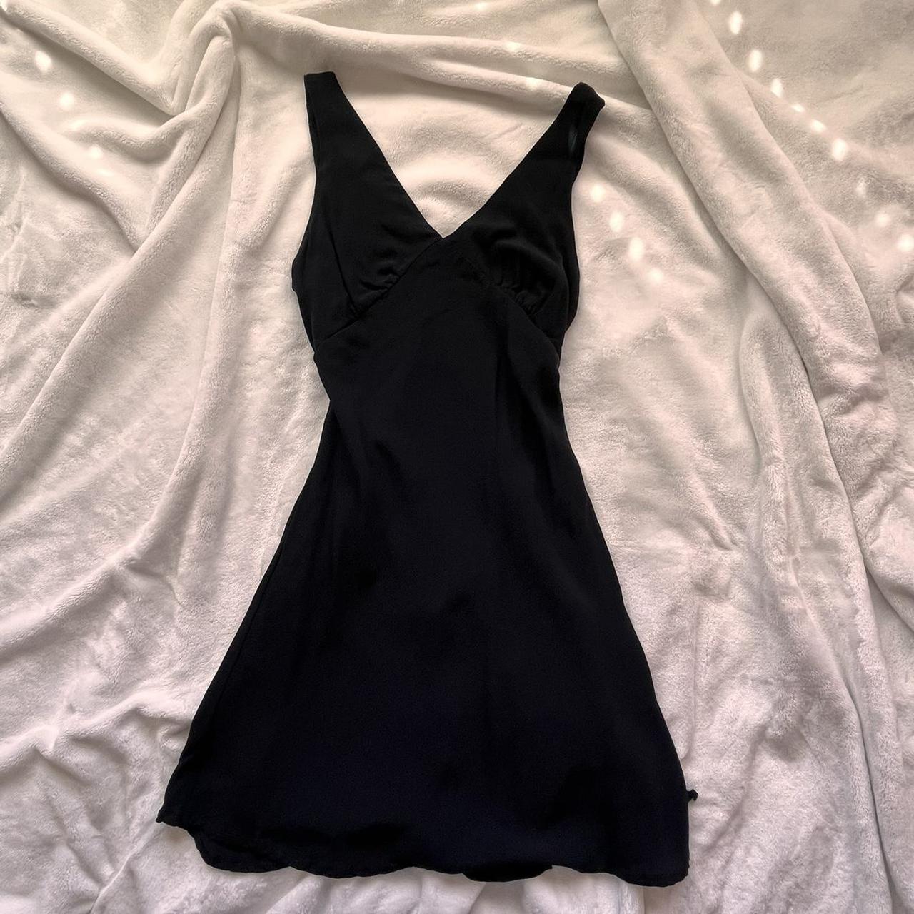 Wild Fable Women's Black Dress | Depop