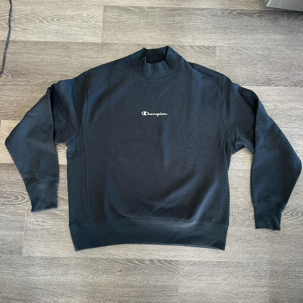 Champion uo exclusive reverse online weave mock neck sweatshirt