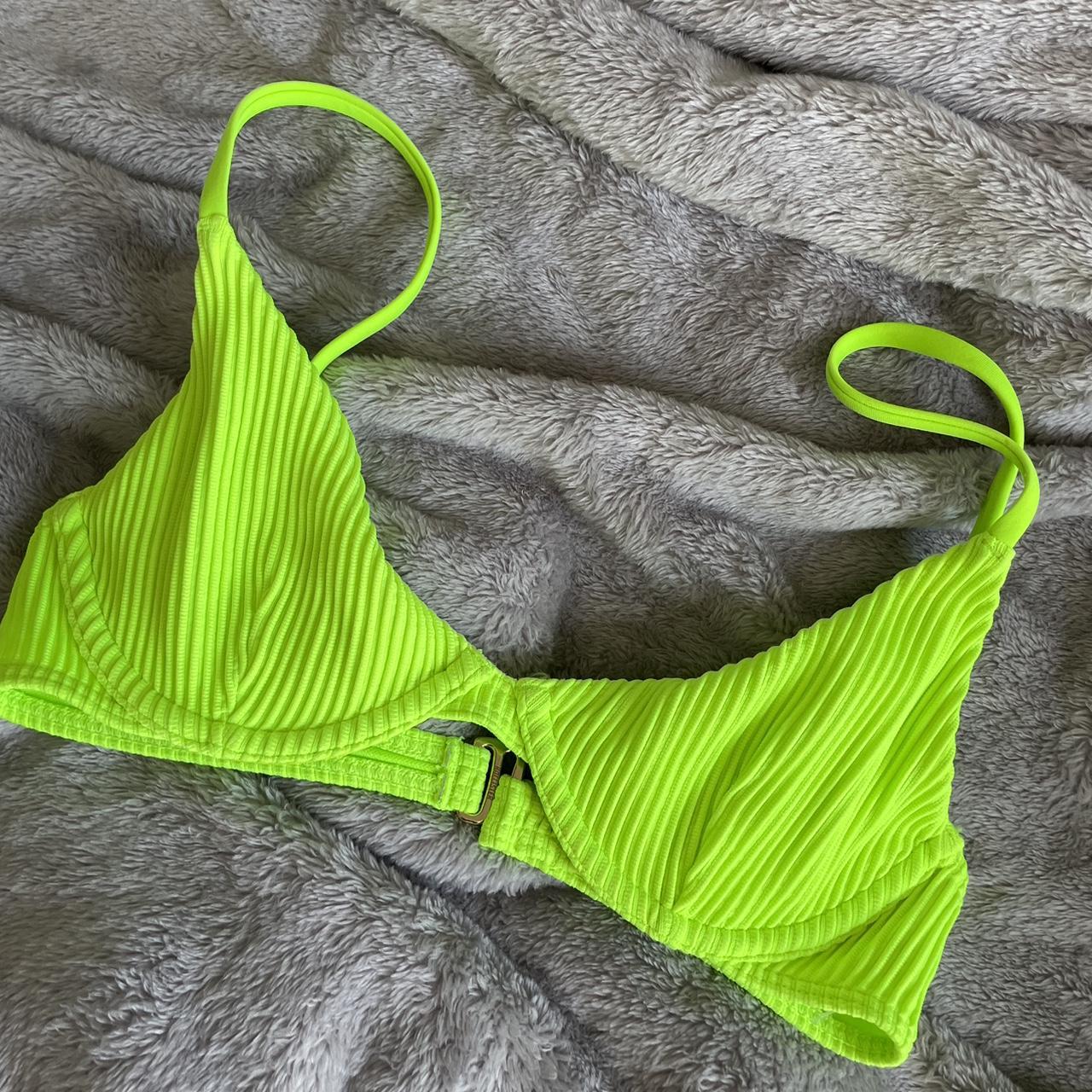 Hollister Neon Green Underwire Bikini HOLLISTER Underwire Bikini