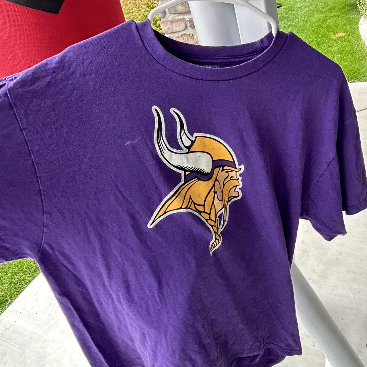 Minnesota Vikings Skol T-Shirt Tee Womens XL Purple Nike NFL Short