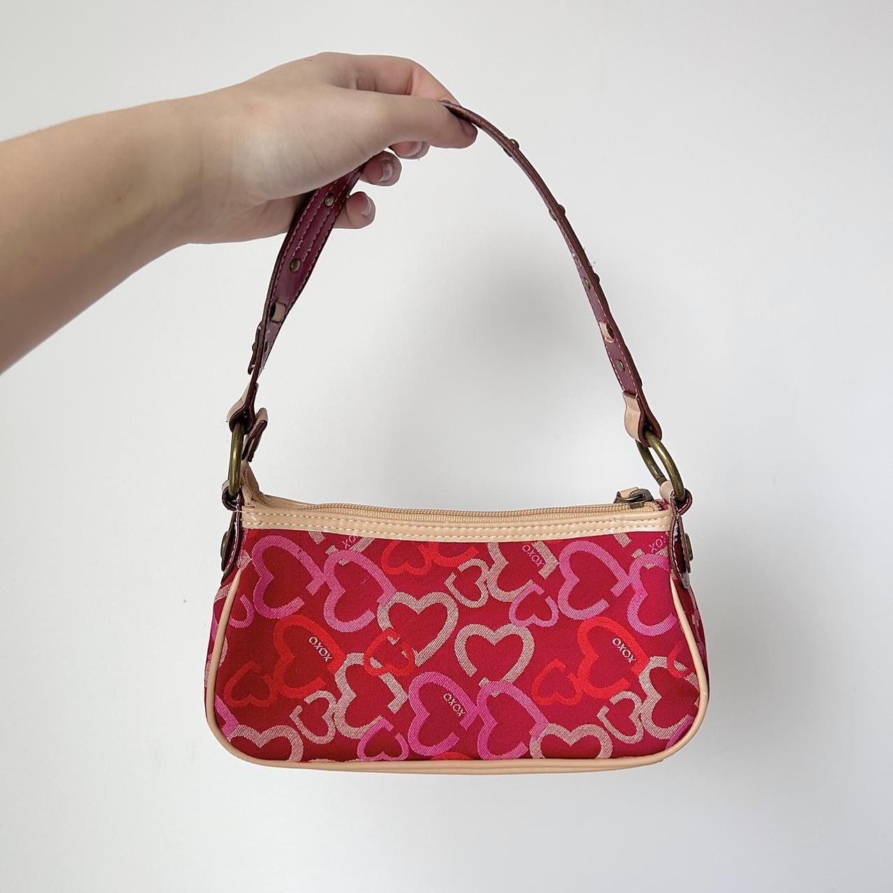 y2k 90s XOXO mini shoulder bag purse with cute heart | Depop