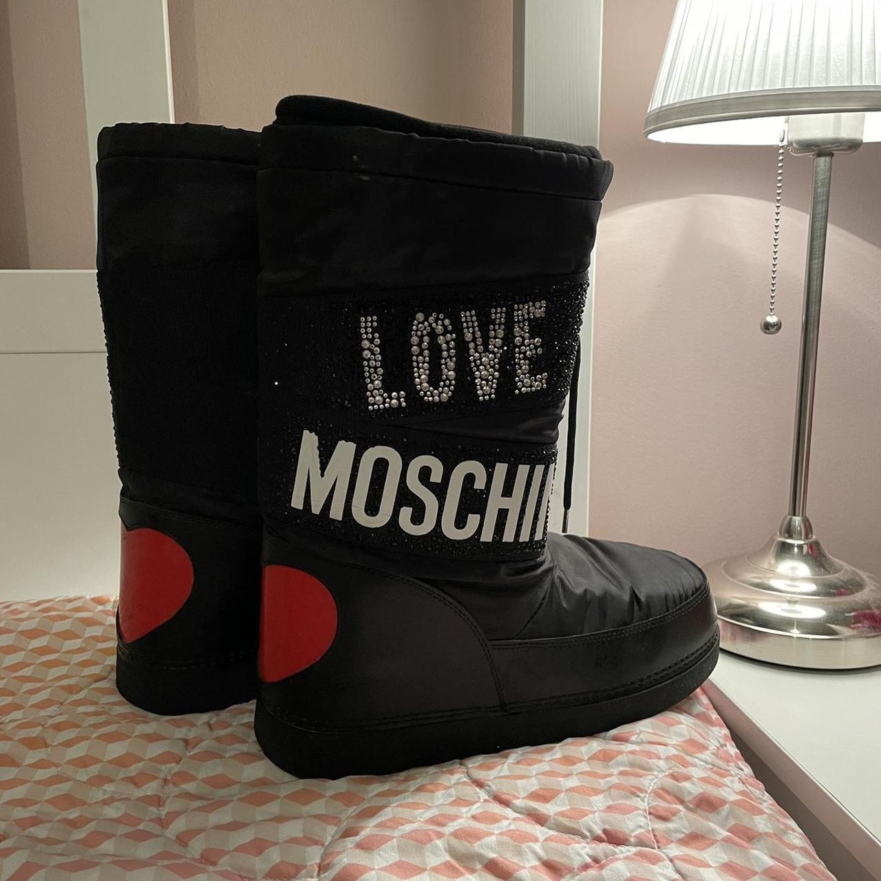 moschino ski boots