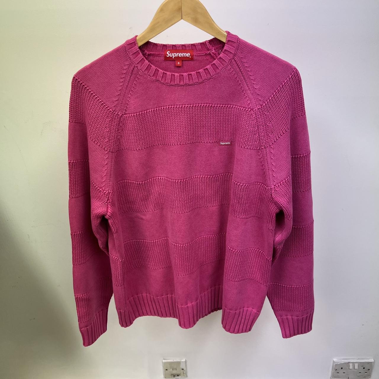 Supreme Small Box Stripe Sweater SS New without   Depop
