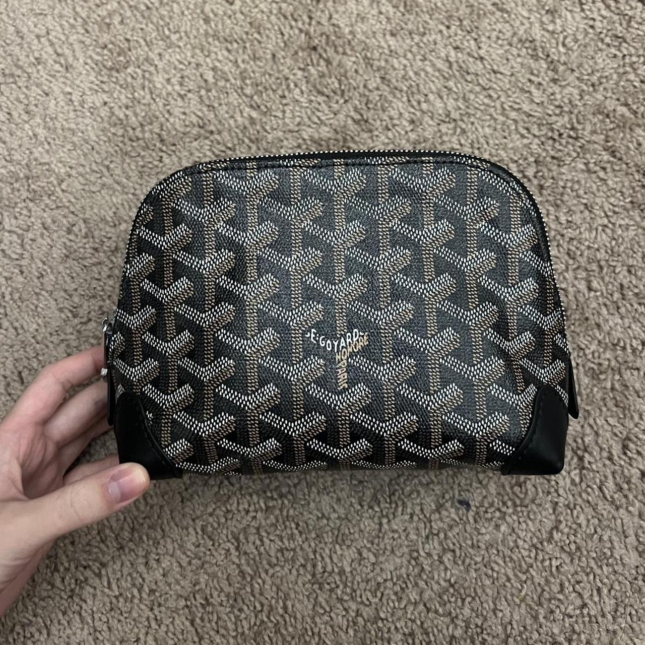 black-goyard-vendome-cosmetic-makeup-pouch-depop