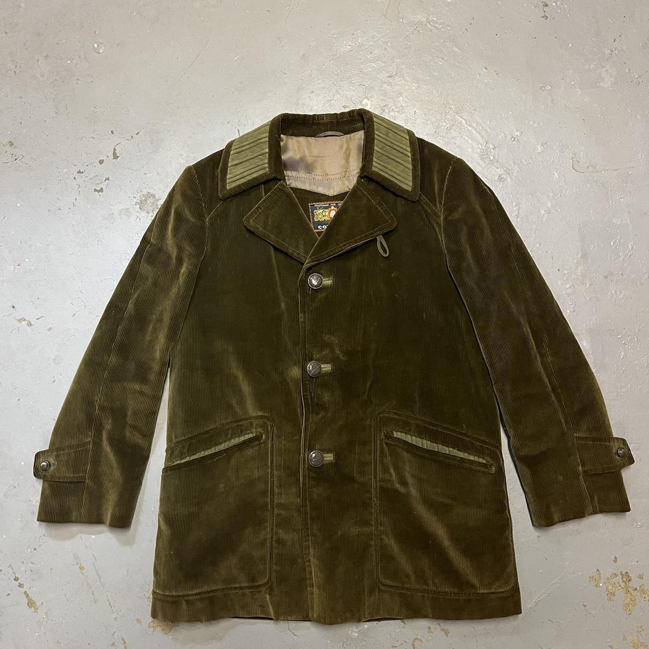 Vintage Corduroy Cortefiel Coat Size 40 Made in... - Depop