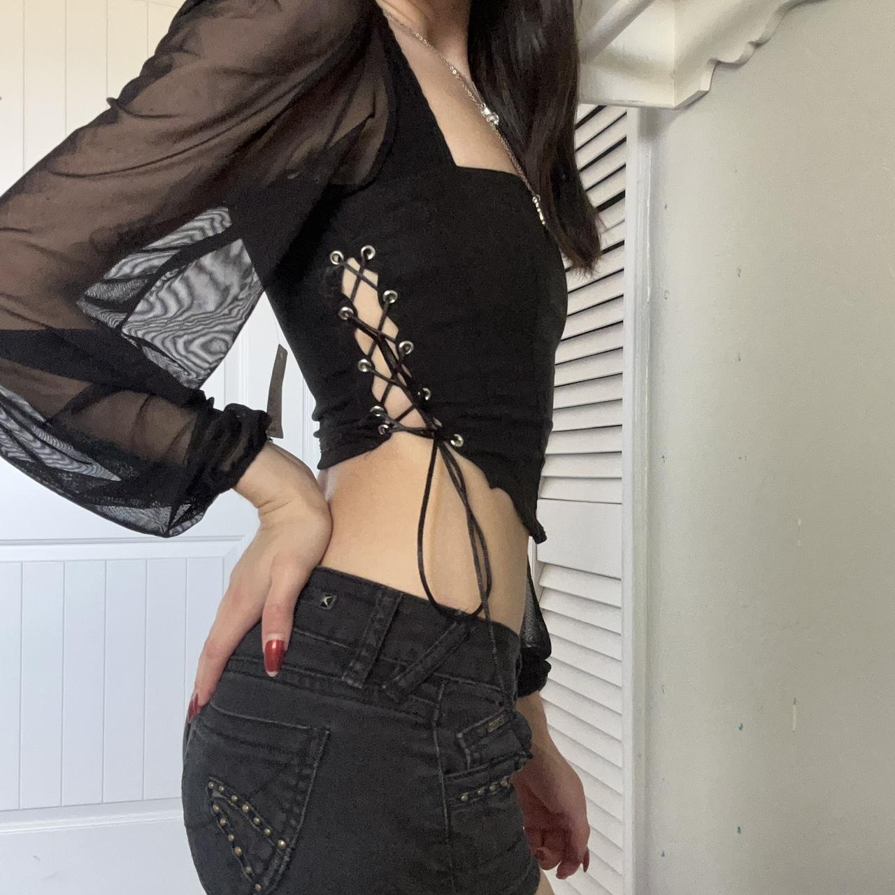 Windsor Women's Black Corset Depop