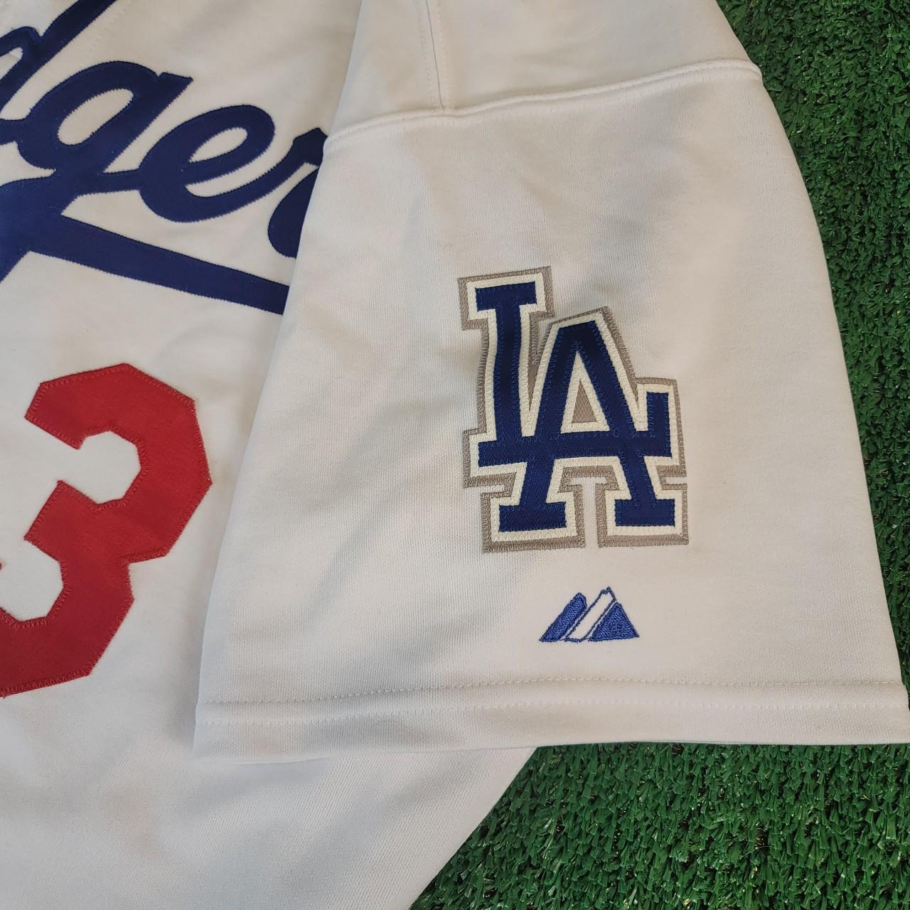 Women's Los Angeles Dodgers Majestic Vneck Jersey - Depop