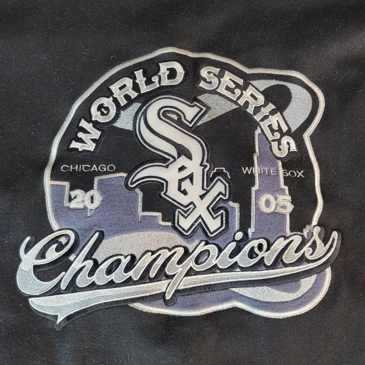 Vintage Y2K Chicago White Sox 2005 World Championship Black 