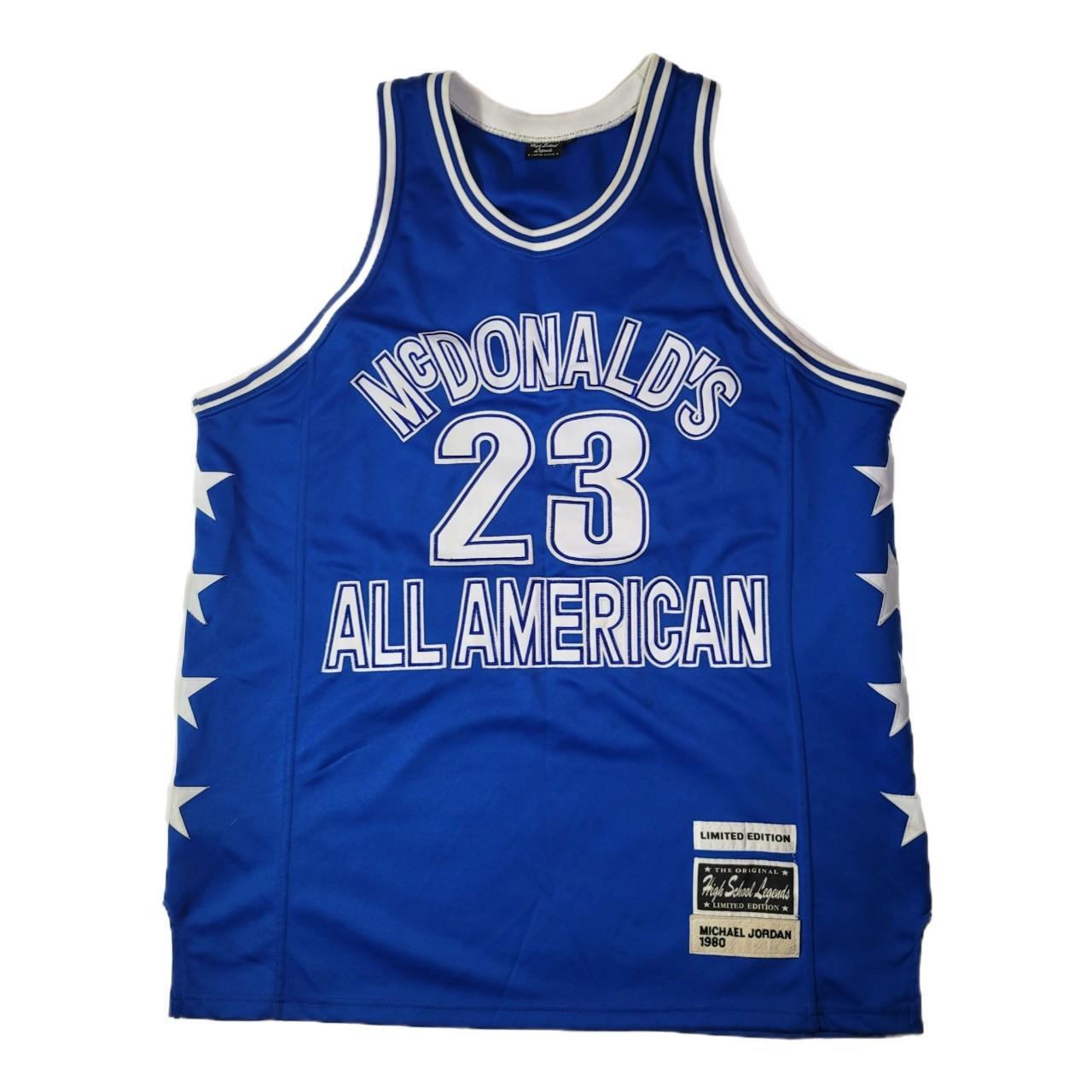 Michael Jordan #23 McDonald's All American Basketball Jersey White