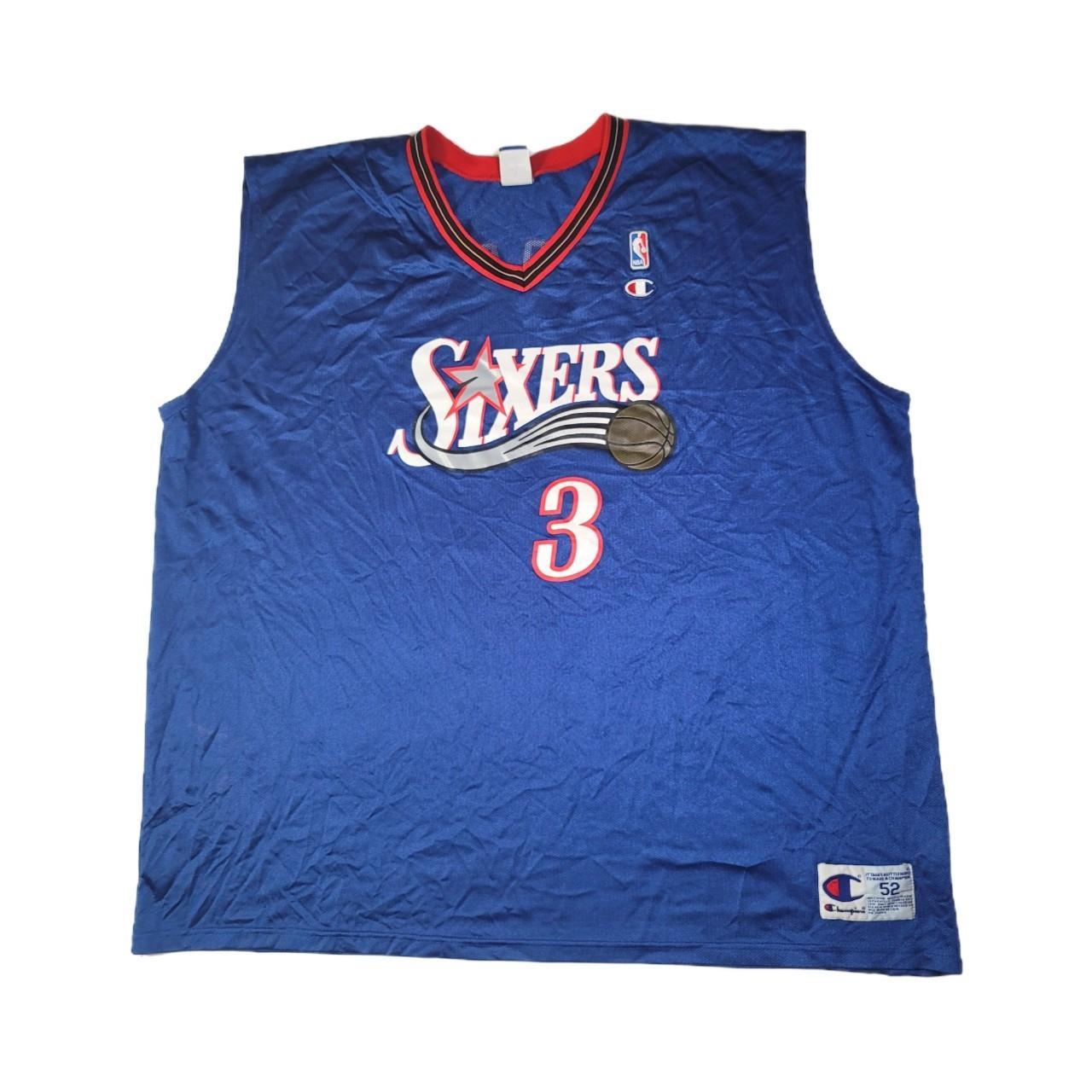 Vintage Allen Iverson Jersey Champion Sixers Shirt Basketball 