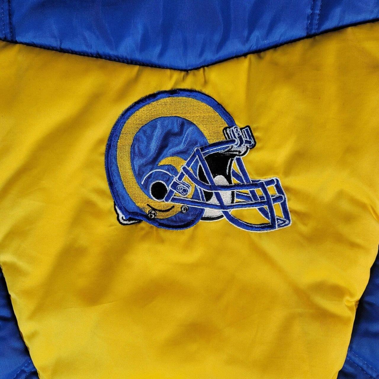 Vintage Pro Player 90's NFL St Louis Rams Reversible Puffer Jacket