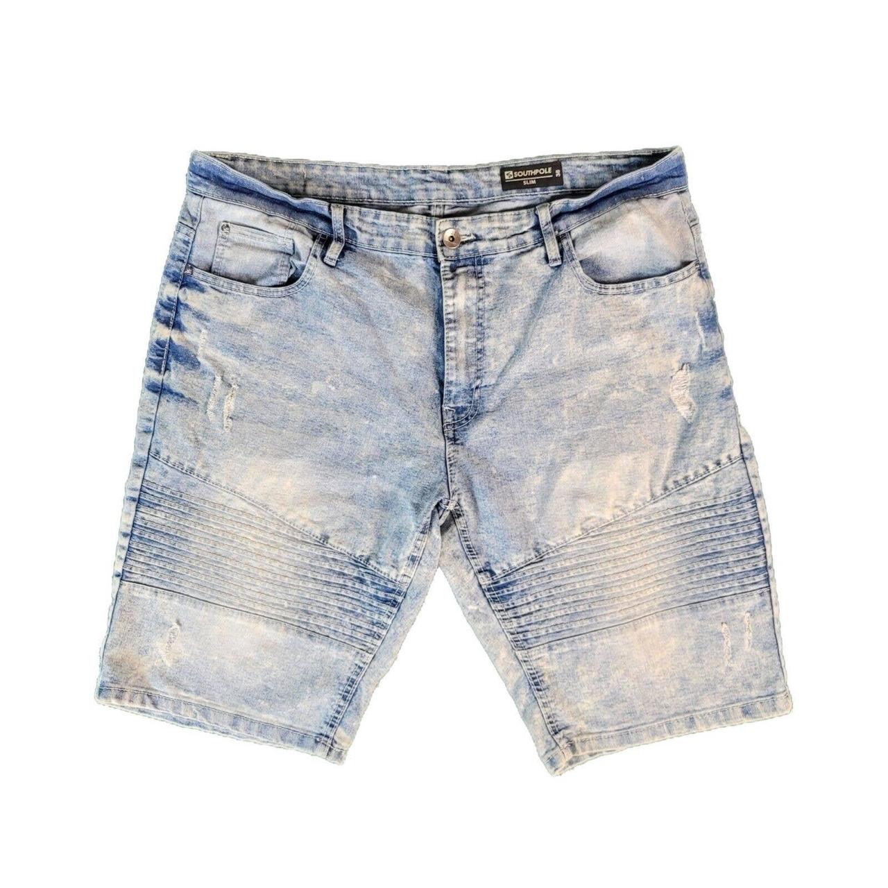 Biker jean hot sale shorts mens