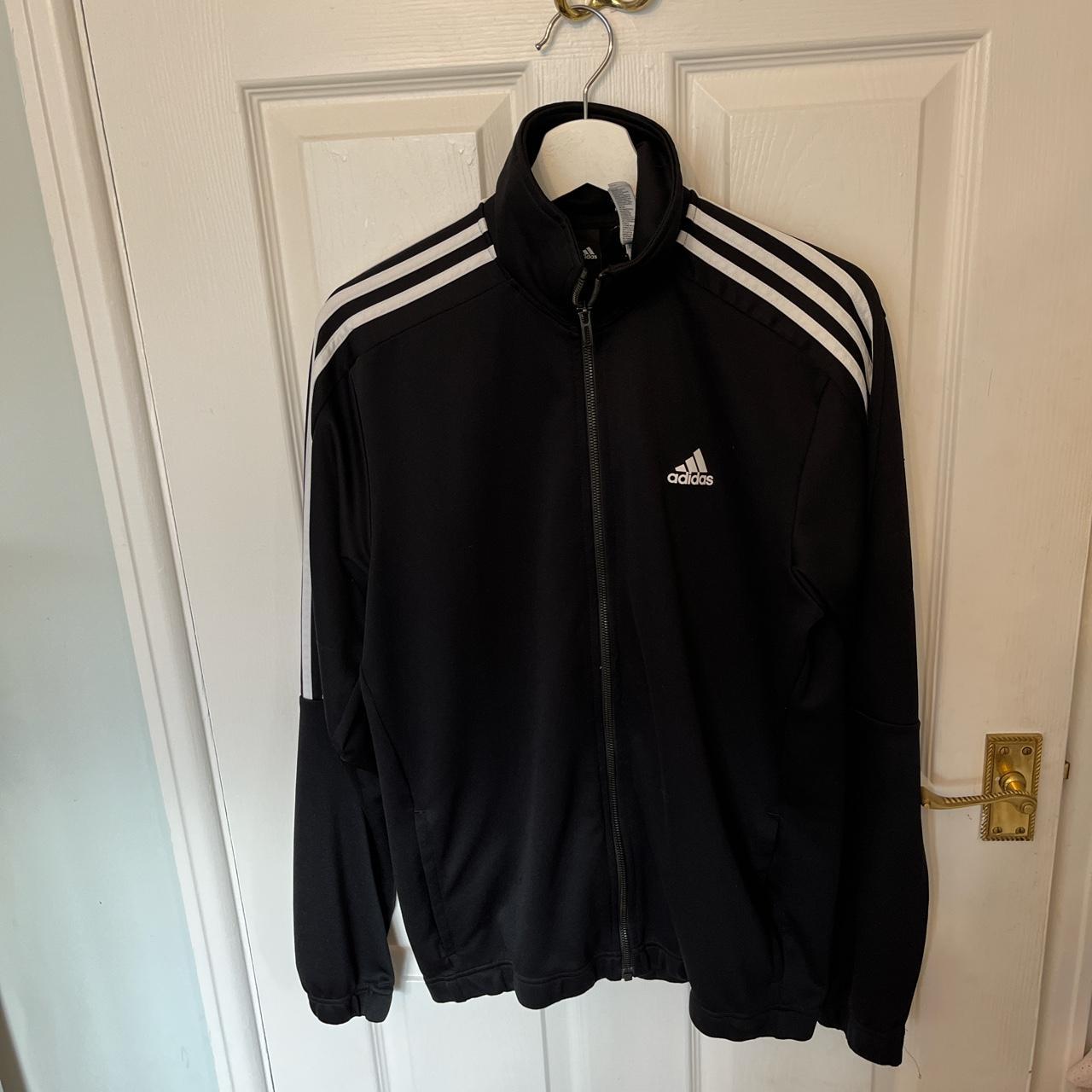 Selling this mens adidas tracksuit jacket in a size... - Depop