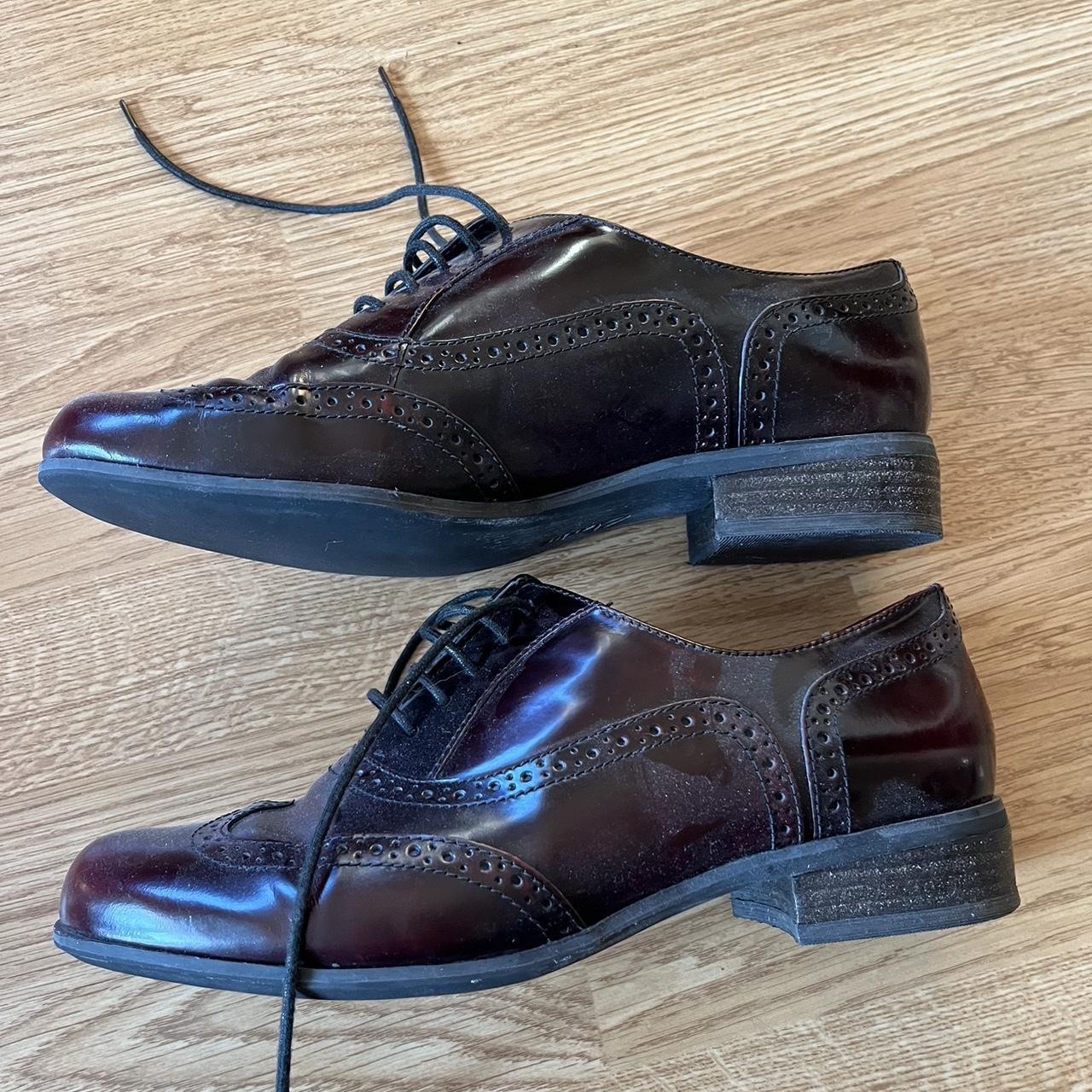 Clarks burgundy clearance brogues