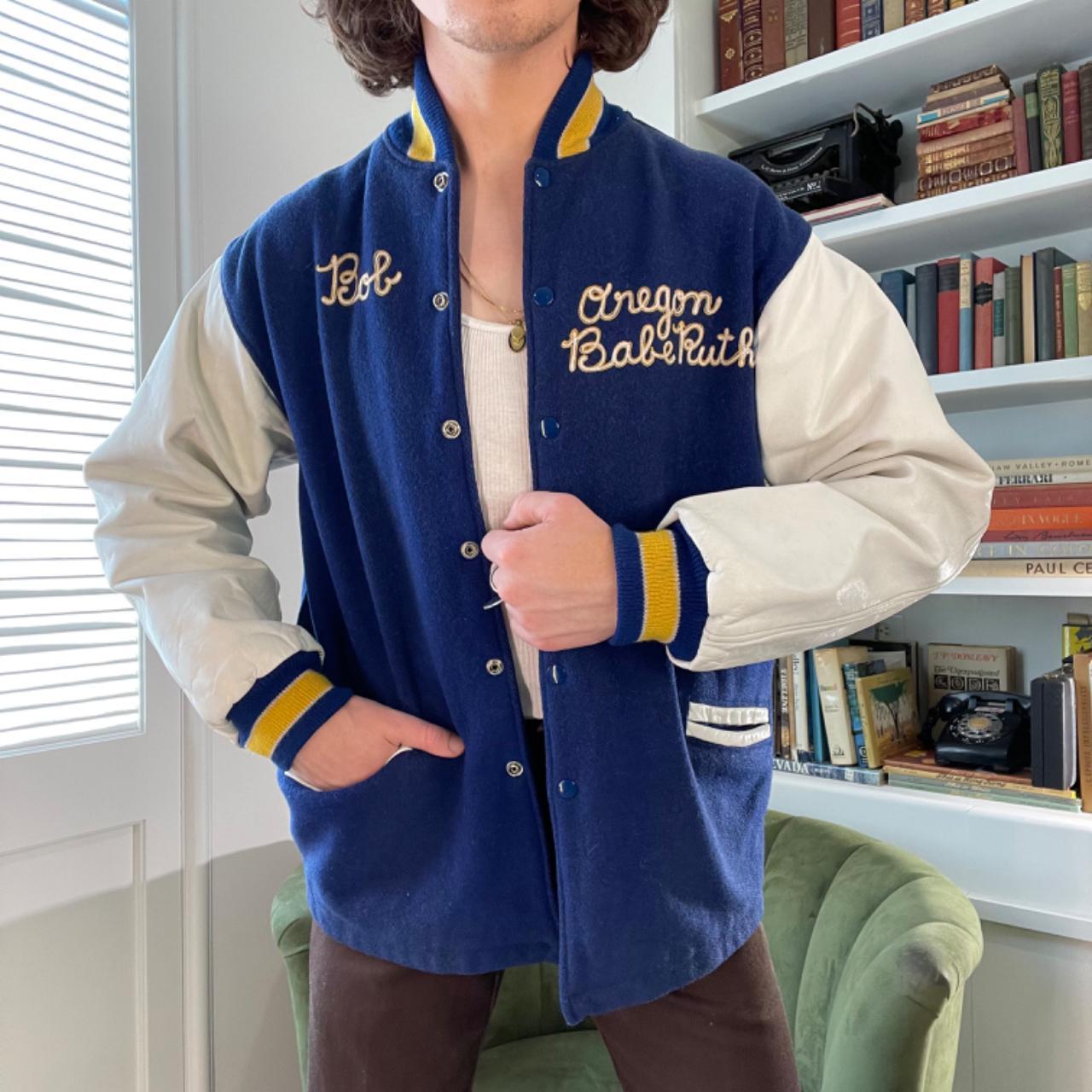 Vintage letterman clearance