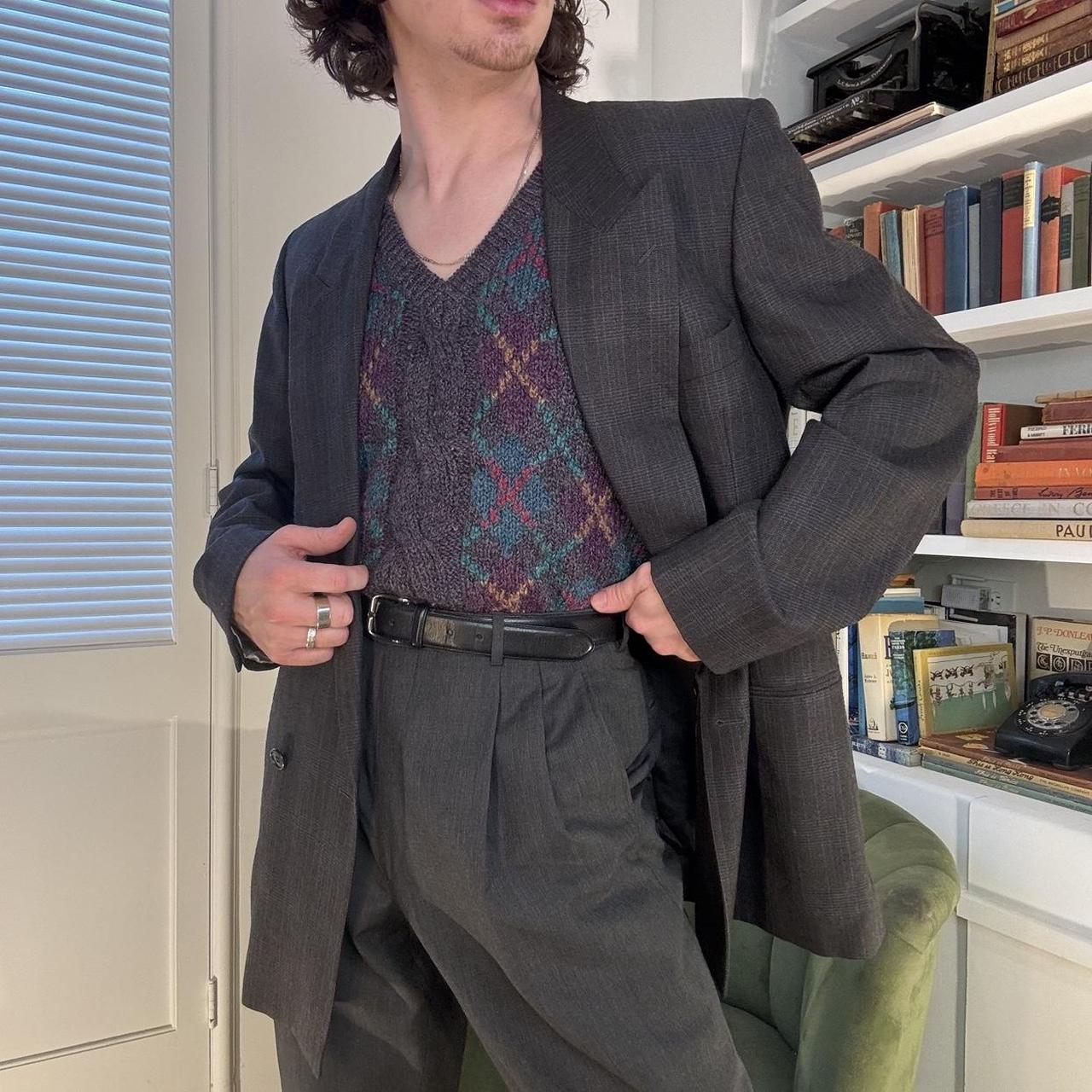 Vintage Double Breasted YSL Striped Blazer 🖊️ | Depop