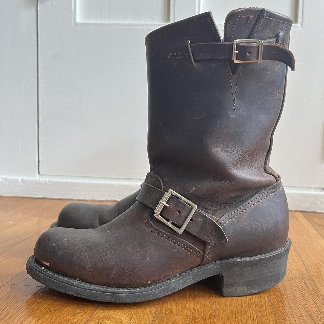 frye biker boots