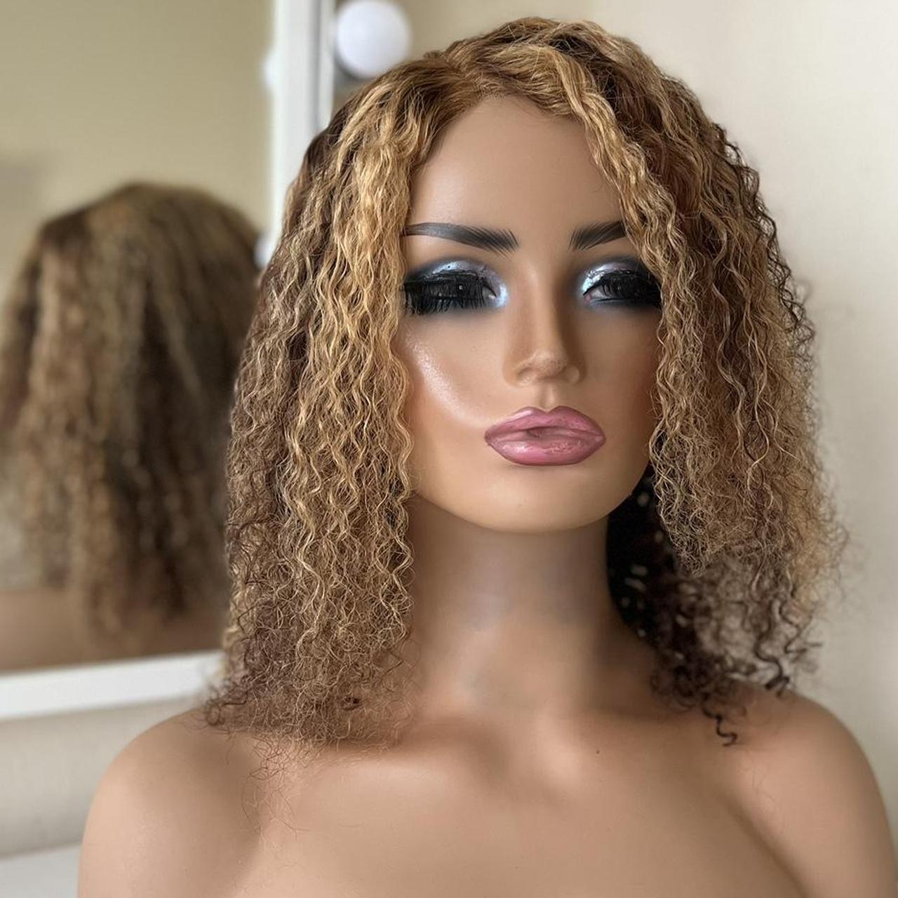 Mongolian Kinky Curly Lace Front Wig Golden Depop 