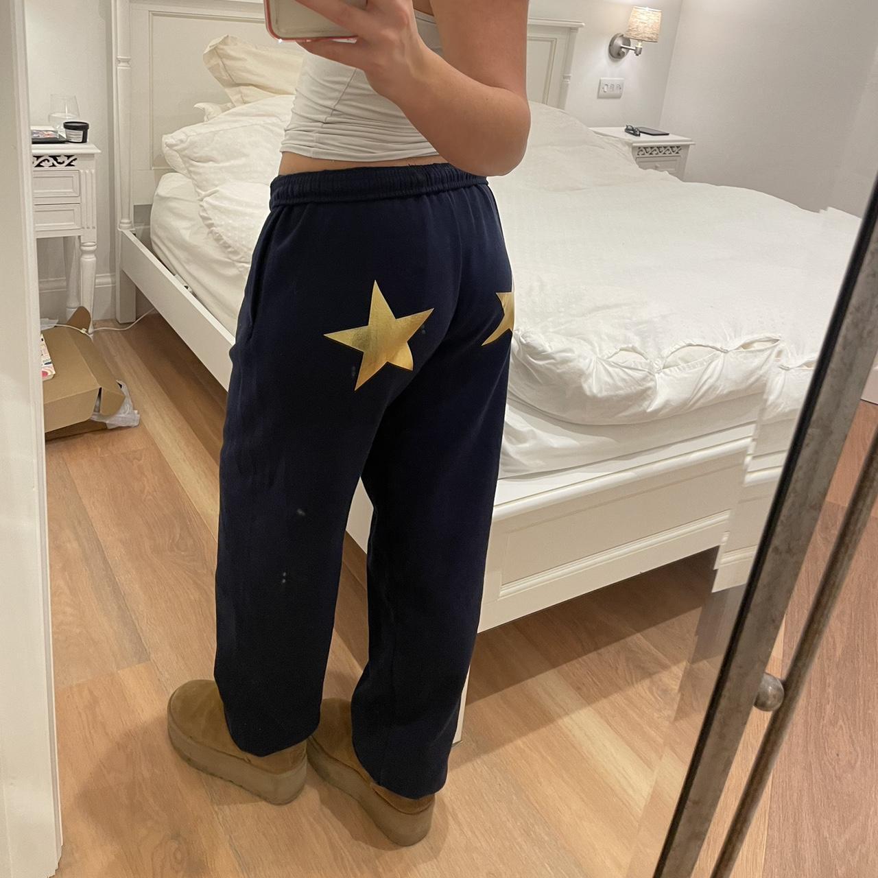 Star Joggers!! 🌟 [REFERENCE PIC] 💛In Navy with... - Depop