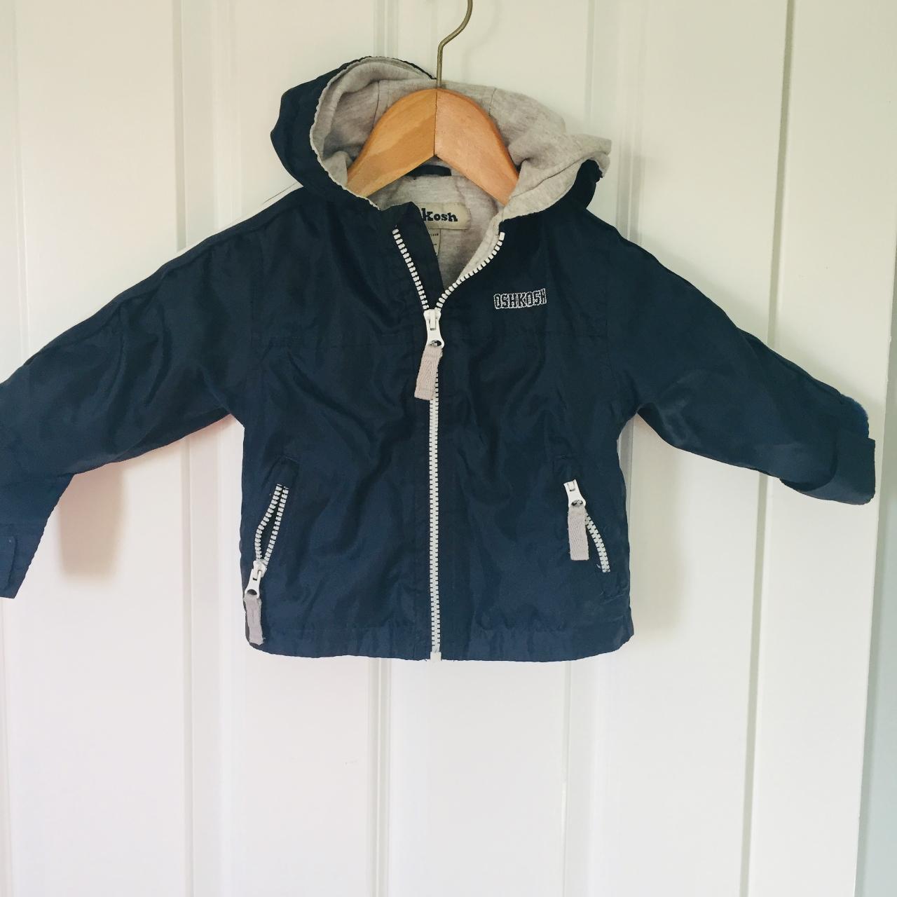 OshKosh Hooded Jacket Baby Rain Jacket 12... Depop