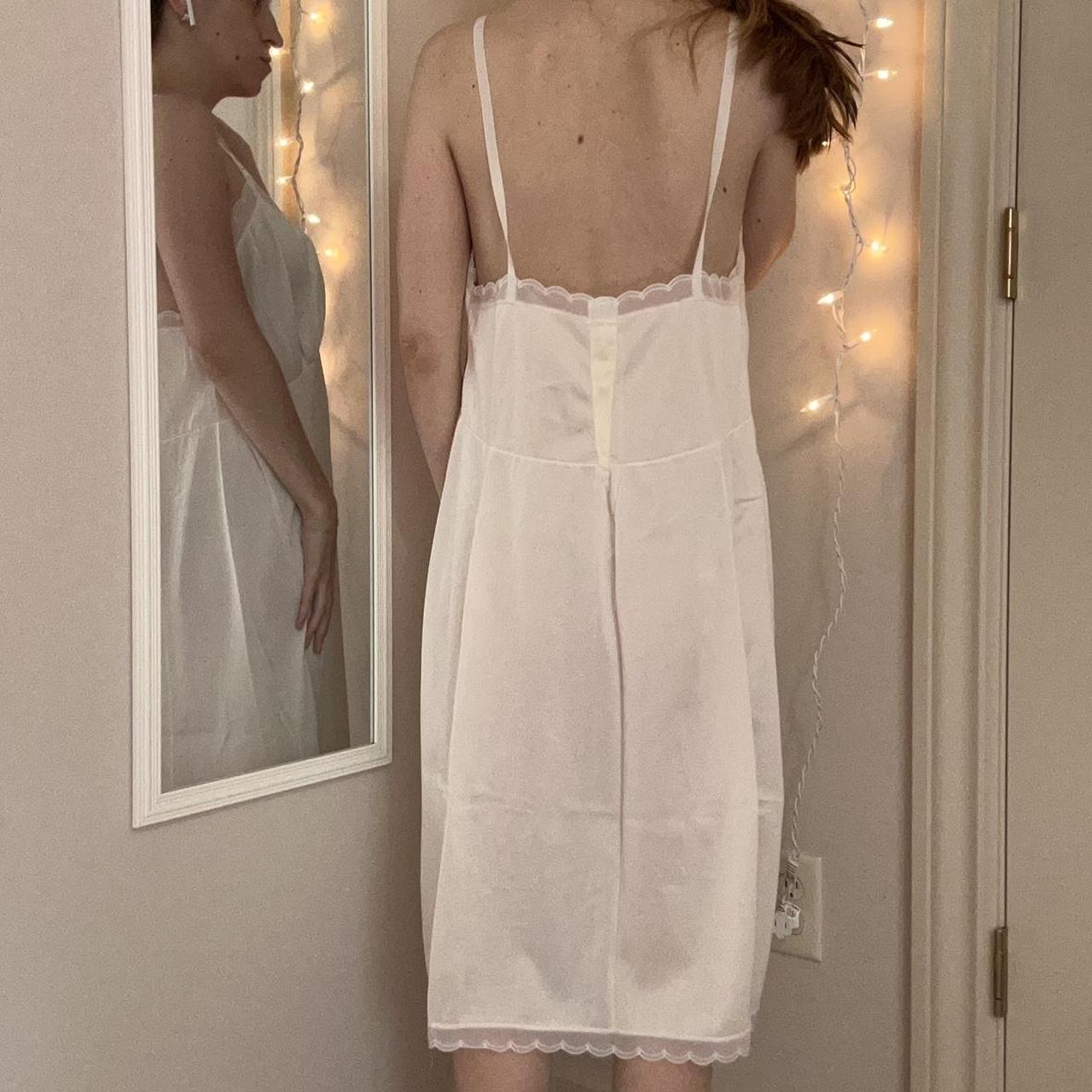 VINTAGE RARE Free People Cream and White deals Slip Dress (S)