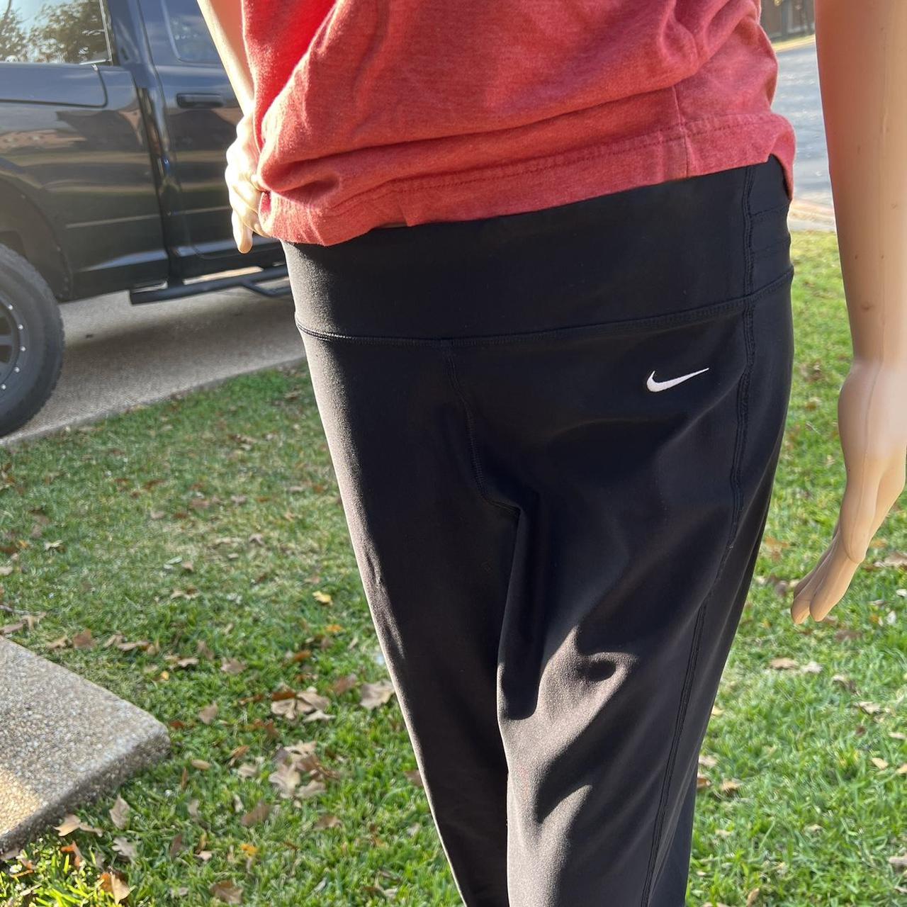 Nike yoga pants / flare leggings Dry fit #gym - Depop