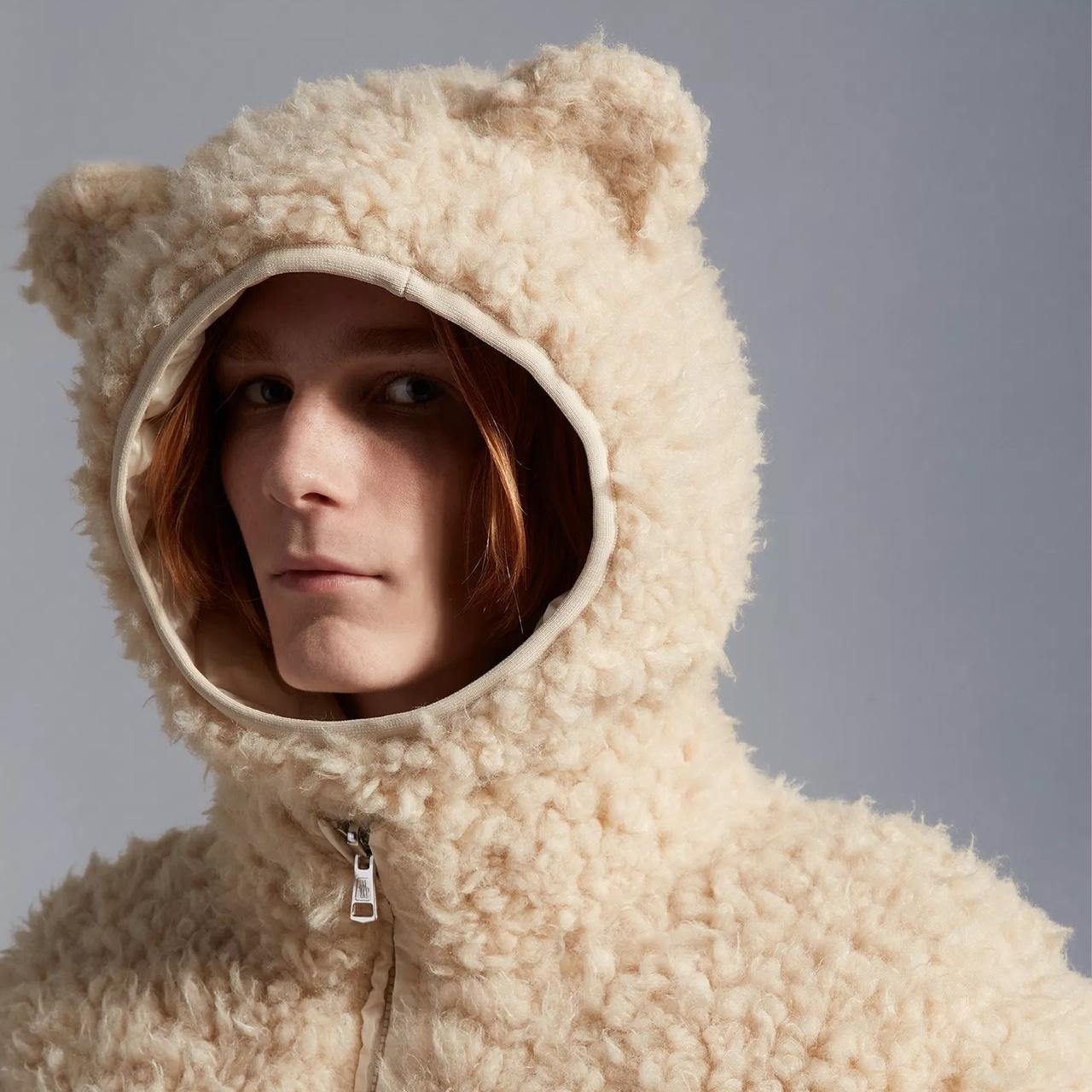 Moncler Men's Cream Hat Depop