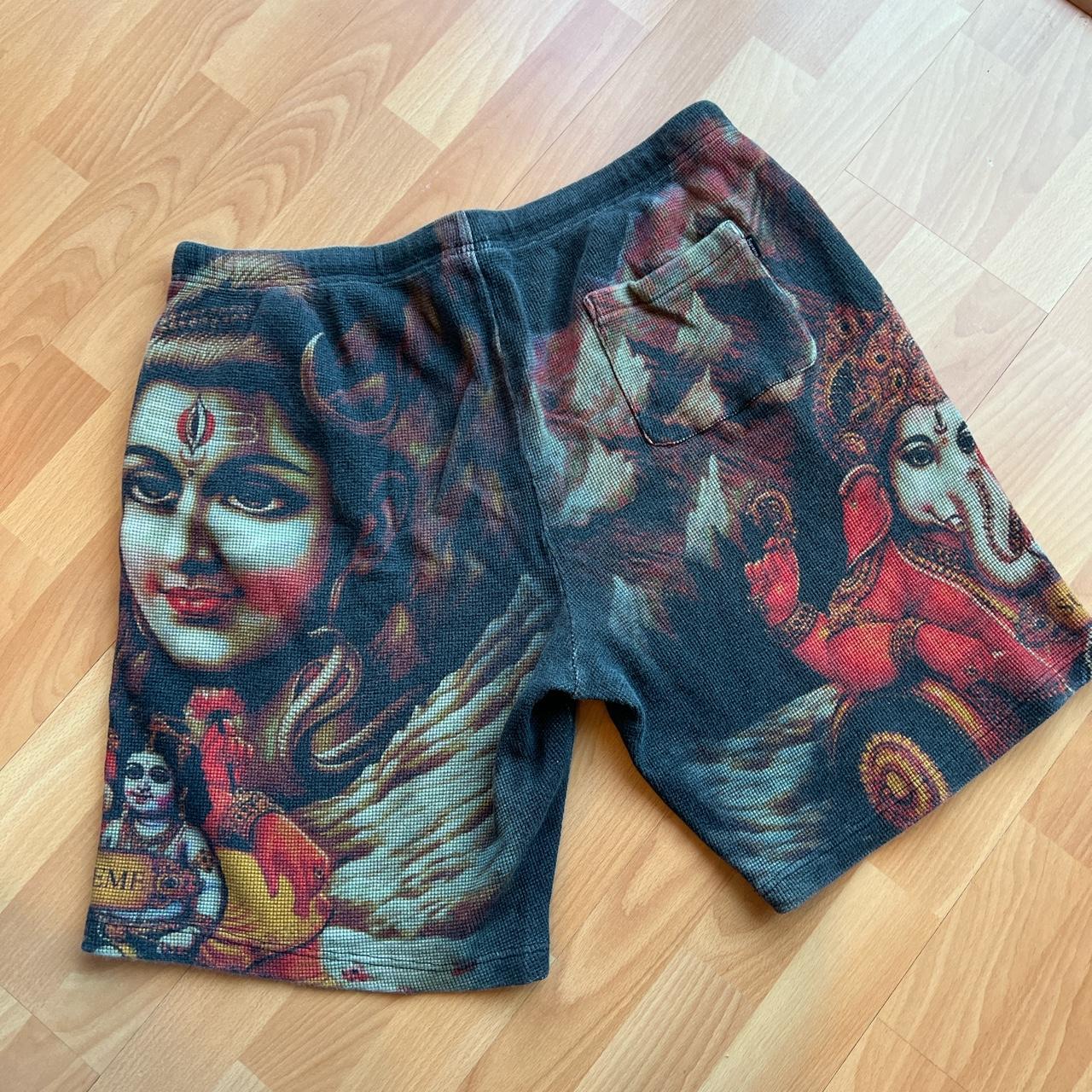 Supreme Ganesh Geisha Waffle Thermal Shorts, Size...