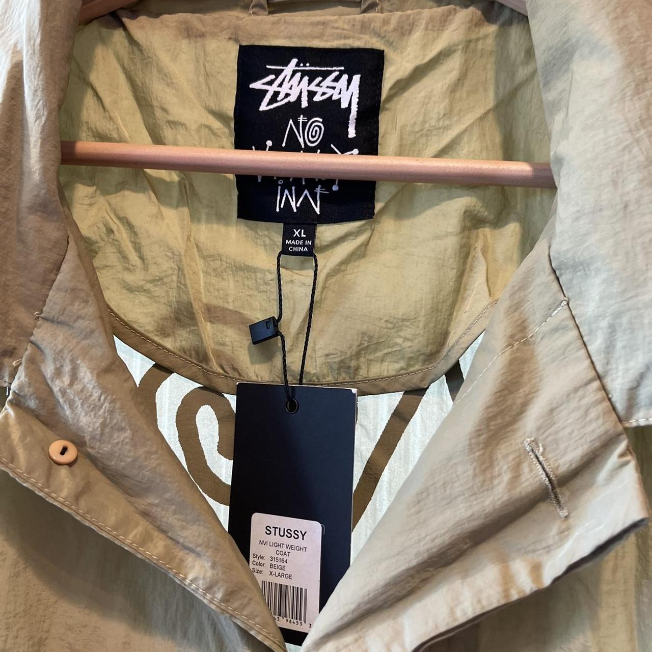 Brand new with tags, Stüssy x No Vacancy Inn tan... - Depop