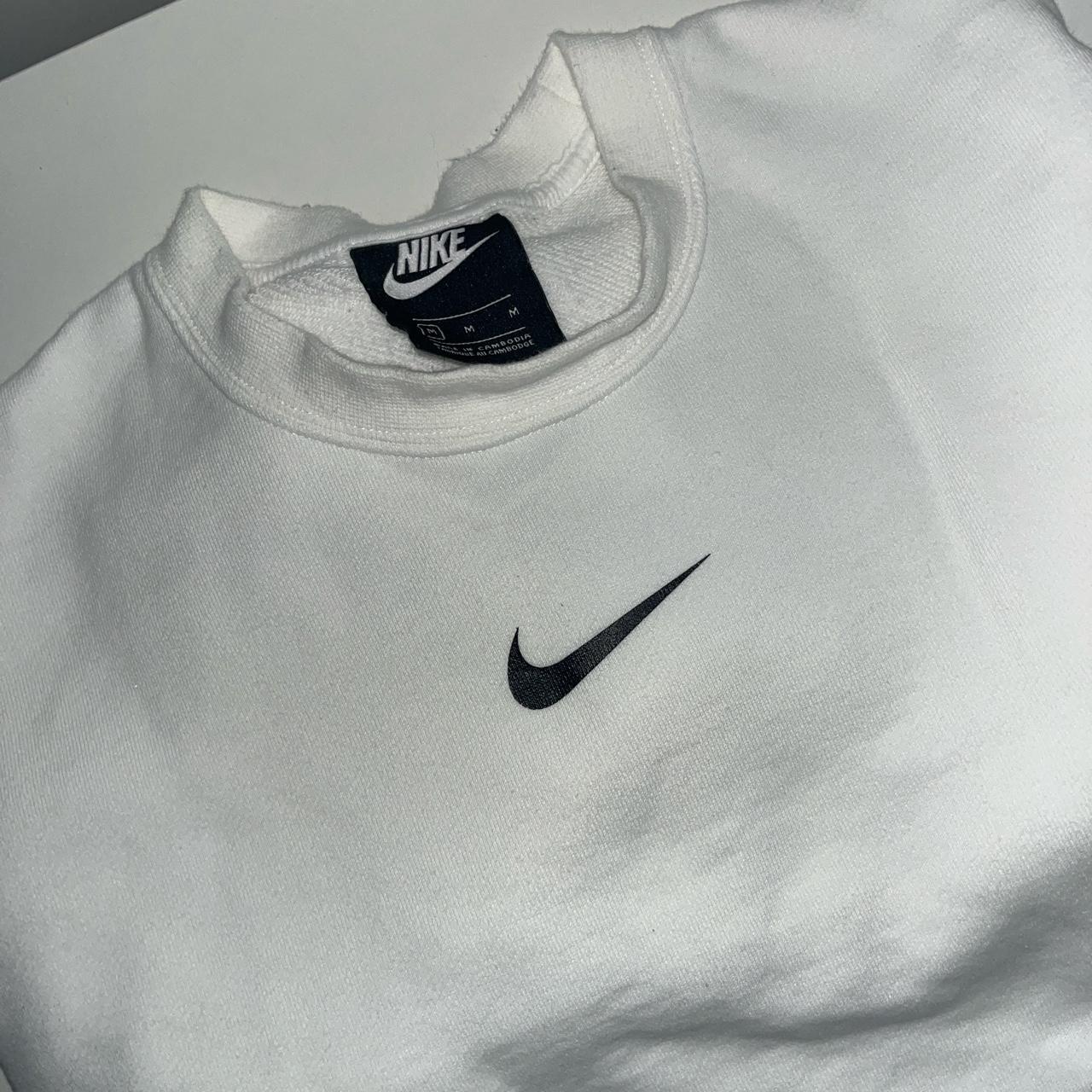 cropped nike jumper