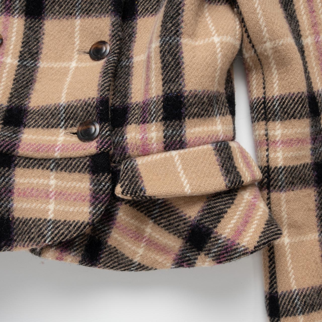 Bella Freud Cropped Plaid Jacket A W 1998 Freud