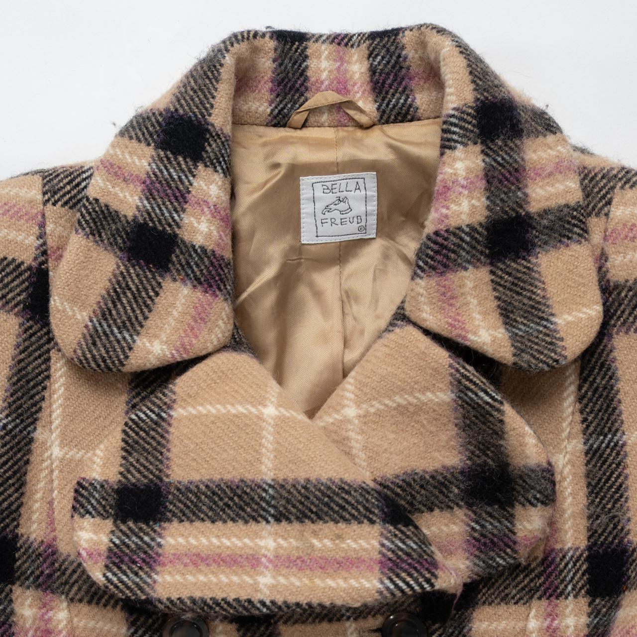 Bella Freud Cropped Plaid Jacket A W 1998 Freud