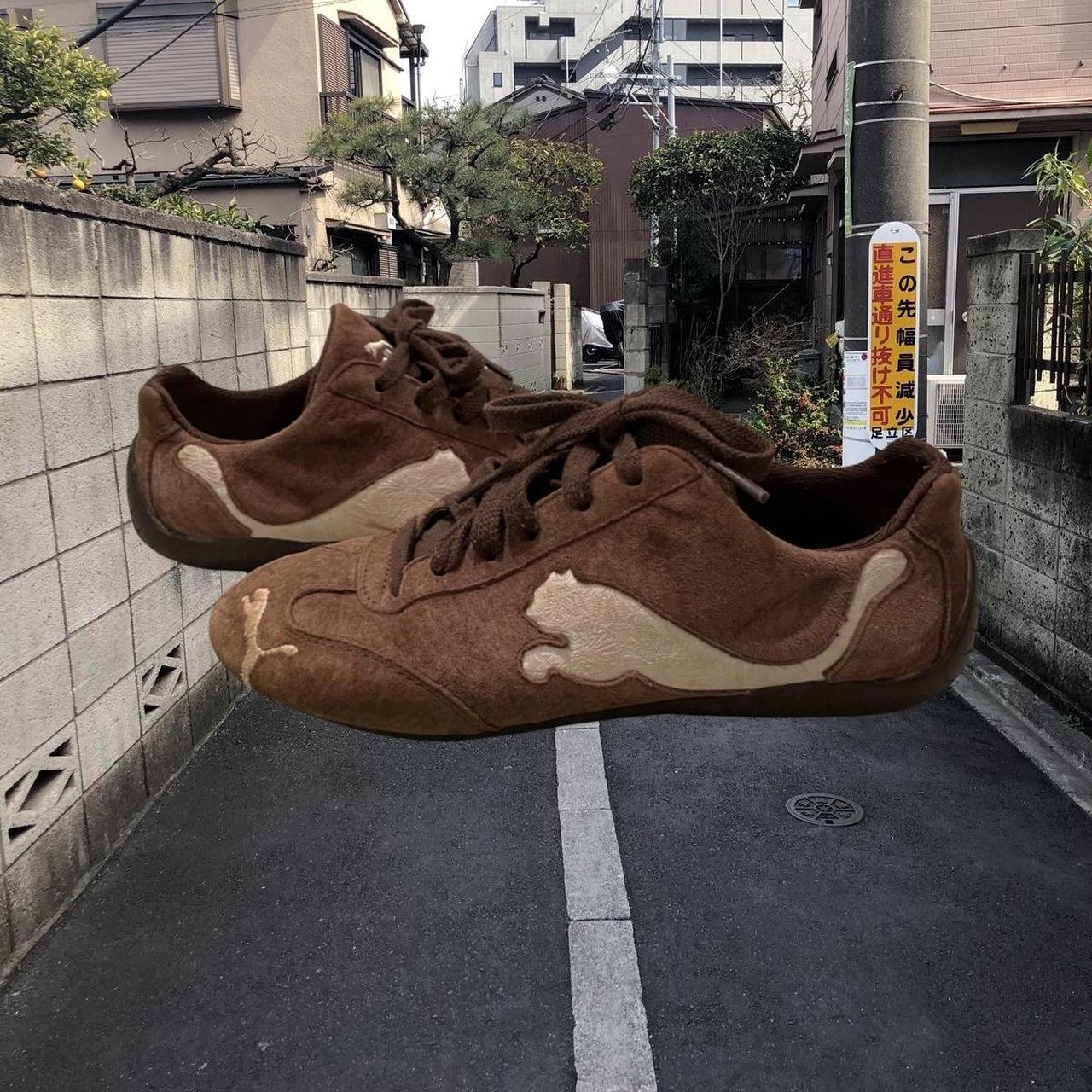 Puma speed store cat brown suede