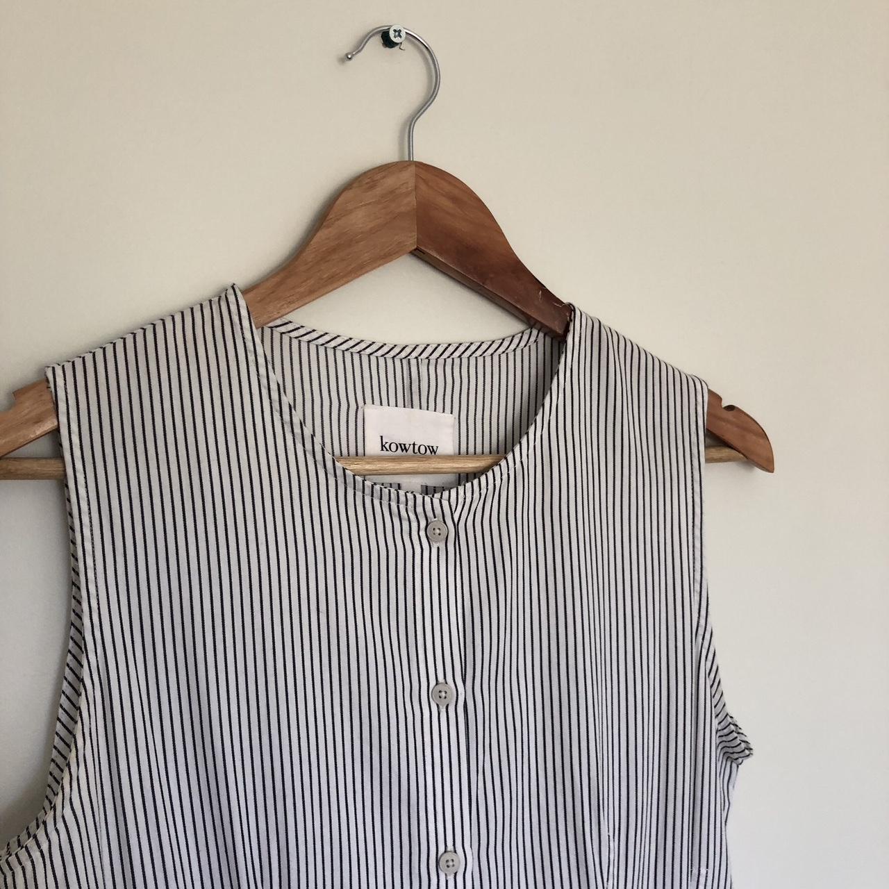 Kowtow Reflect dress in stripe RRP$289.00 selling... - Depop