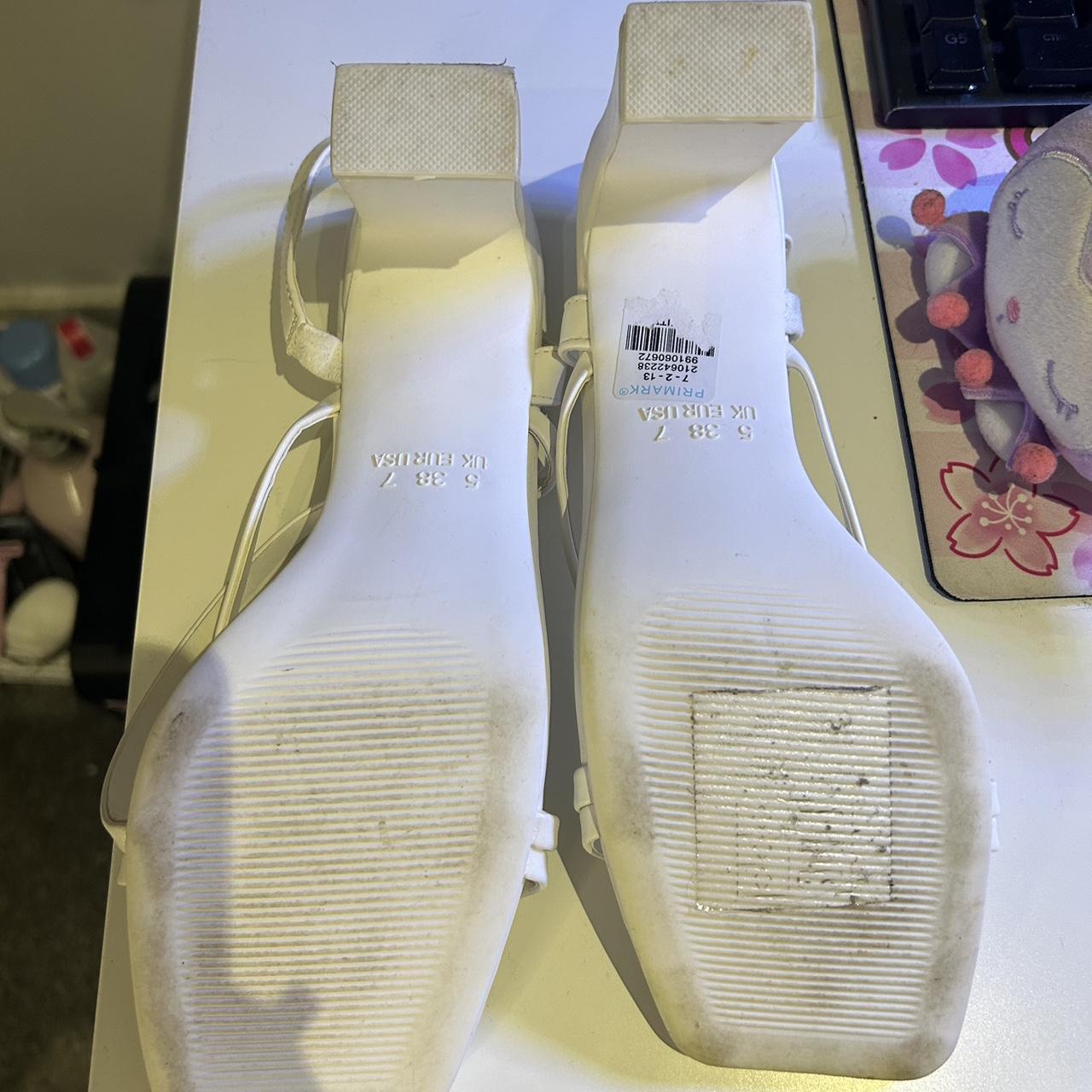 primark white heels
