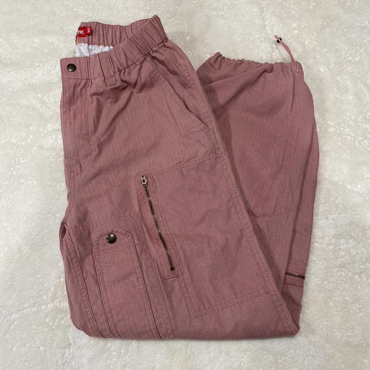 ✿ supreme pink flight pants, new without...