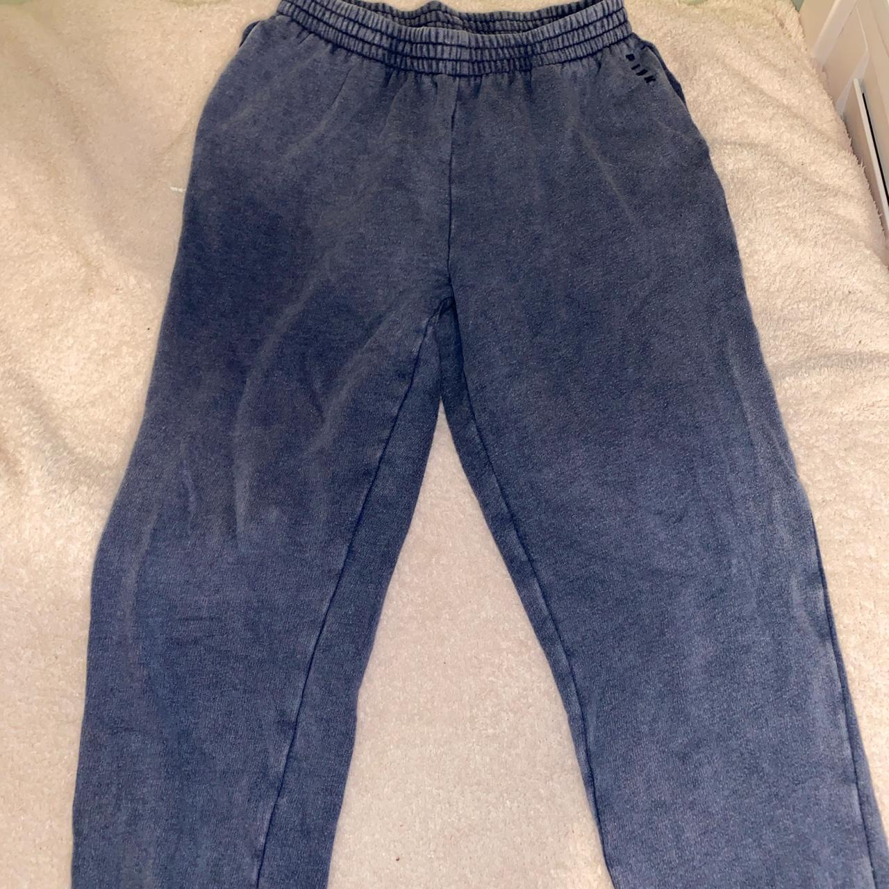 Pink By Victoria Secret Blue Sweatpants - Depop