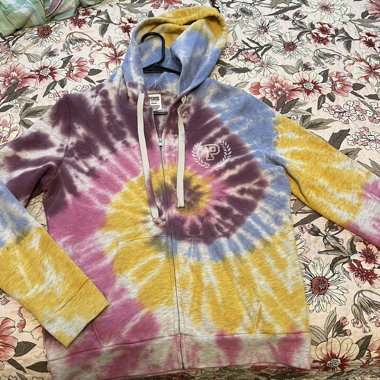 Tie dye jumper pink hot sale