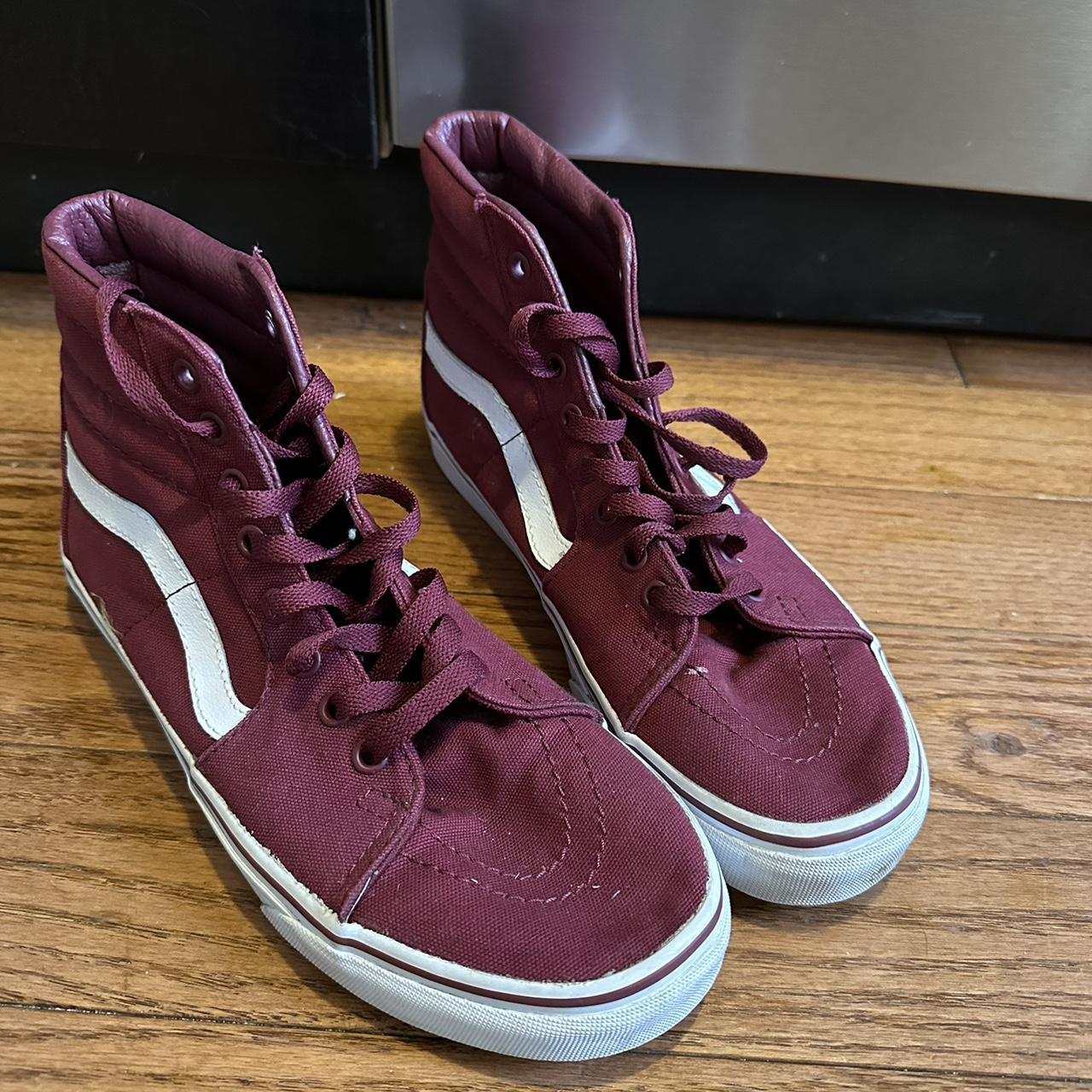 Maroon shop vans mens