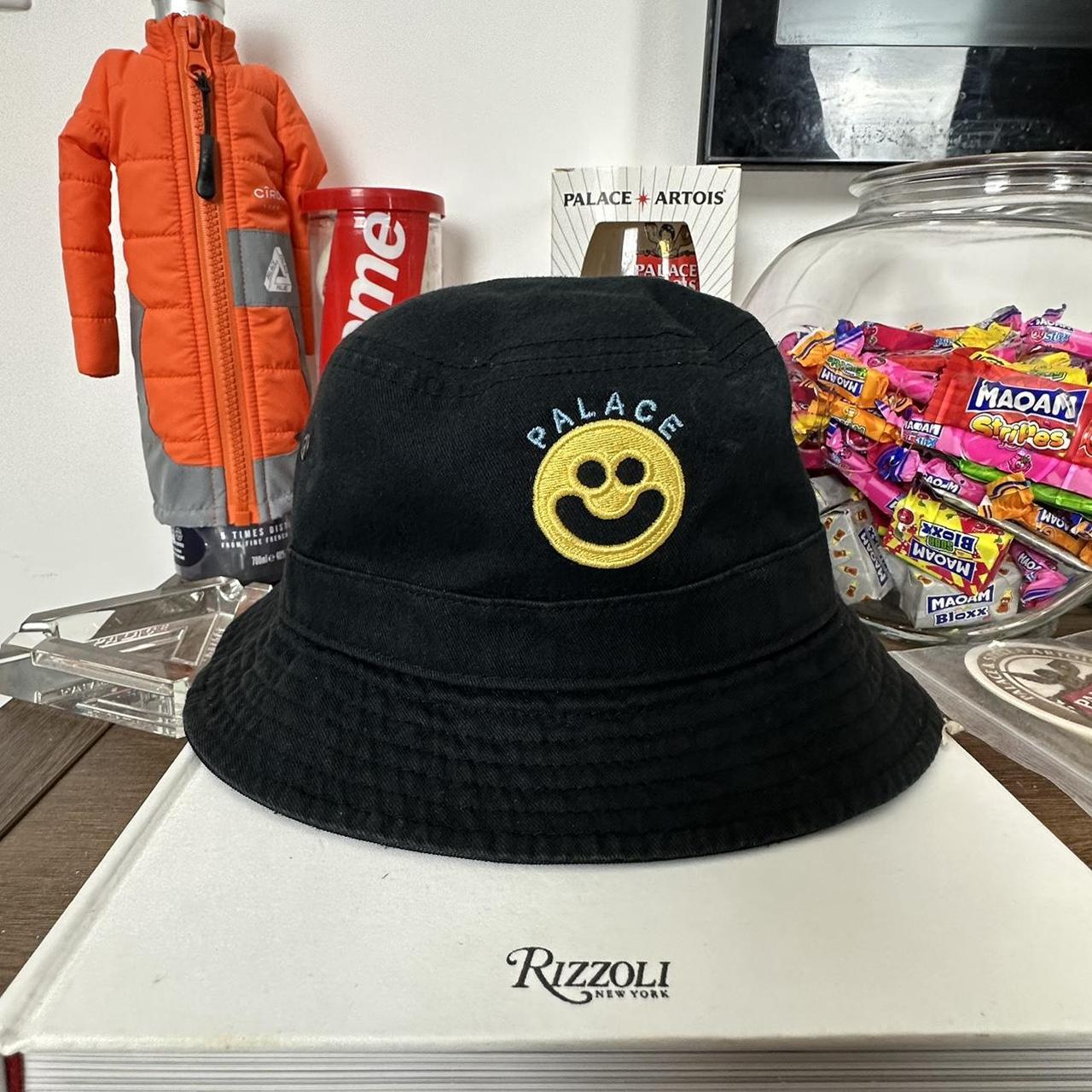 Palace Skateboards Smiler Reversible Bucket Hat... Depop