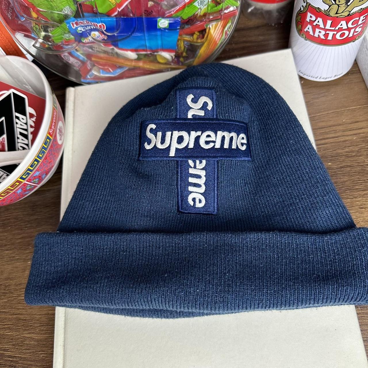 Good Supreme Cross Box Logo Beanie